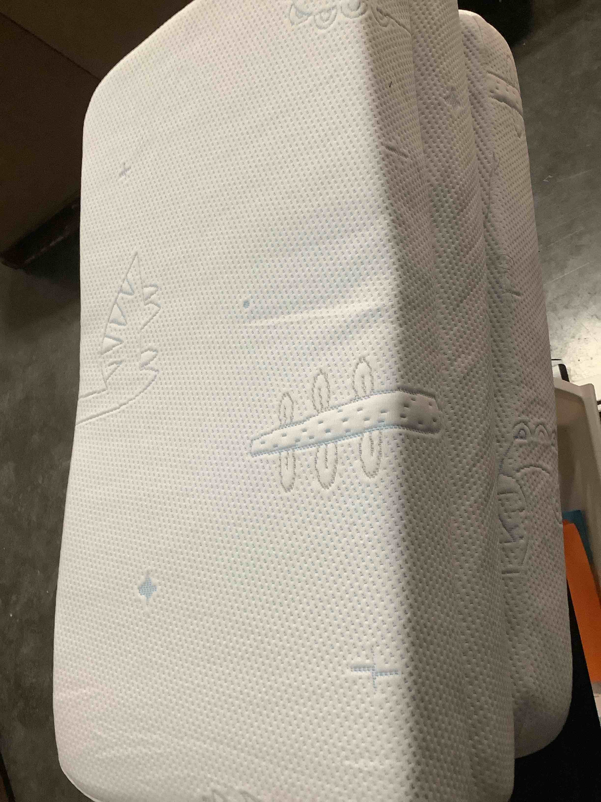 Condition photo showing Good Condition for Trifold Play and Pack Mattress Portable Mini Cribe Matter Pad Waterproof Pack N Play Mattress for Baby and Toddler Breathable Dual Side Memory Foam Topper