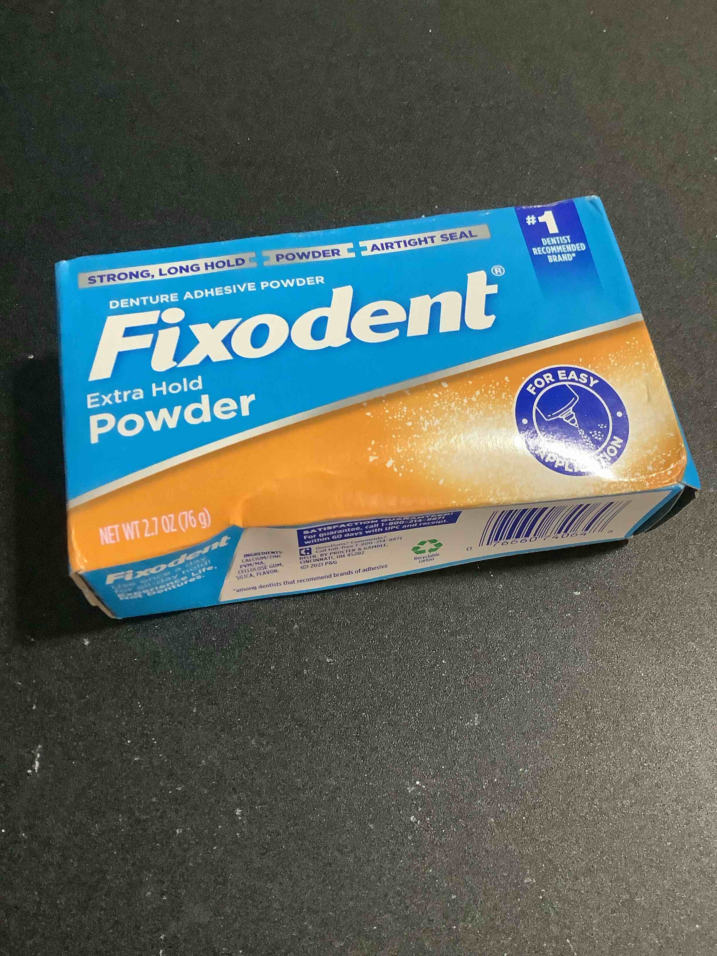 Condition photo showing Good Condition for Fixodent Extra Hold Denture Adhesive Powder, 2.7 Ounce 