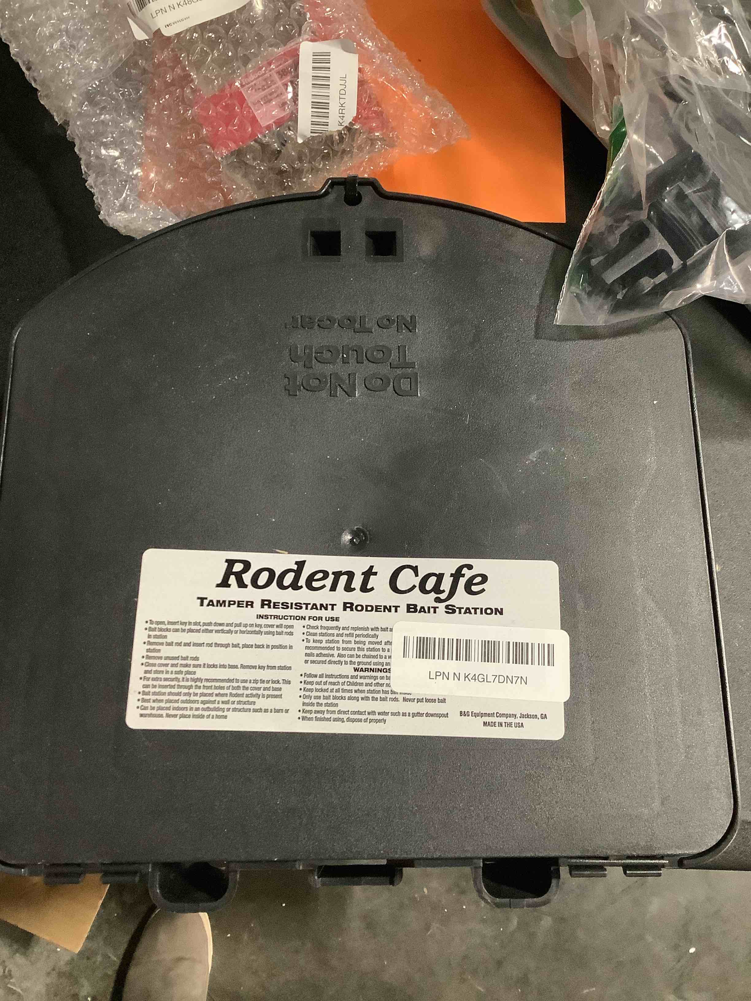 Condition photo showing Good Condition for B&G Rodent Bait Station Cafe #25000211