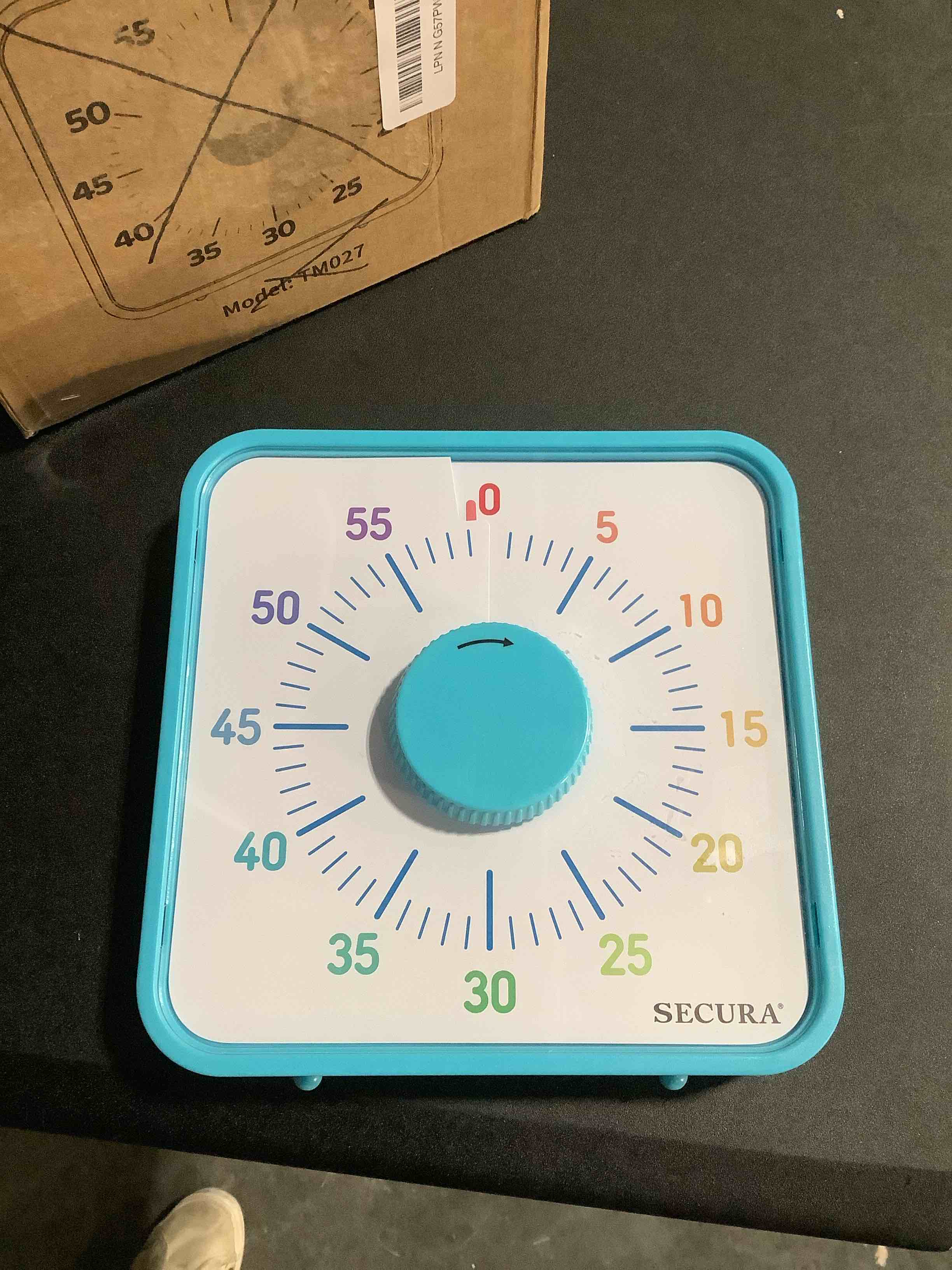 Condition photo showing Good Condition for Secura 60-Minute Visual Timer, 7.5 Inch Magnetic Rainbow Countdown Timer for Classroom or Kitchen, Durable Mechanical Timer Clock with Magnetic Backing (Blue & Sun)