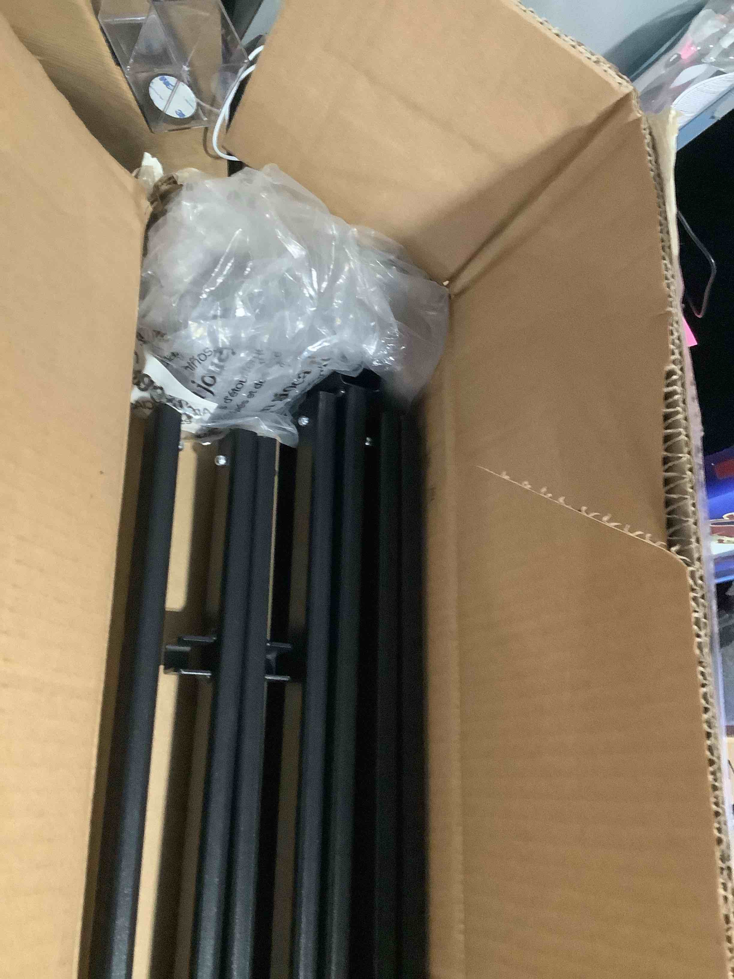 Condition photo showing As Is for zinus 9 inch wonderbox(tm) smart box spring, quick assembly mattress foundation, durable metal frame, twin, grey twin 9 inch new quick assembly