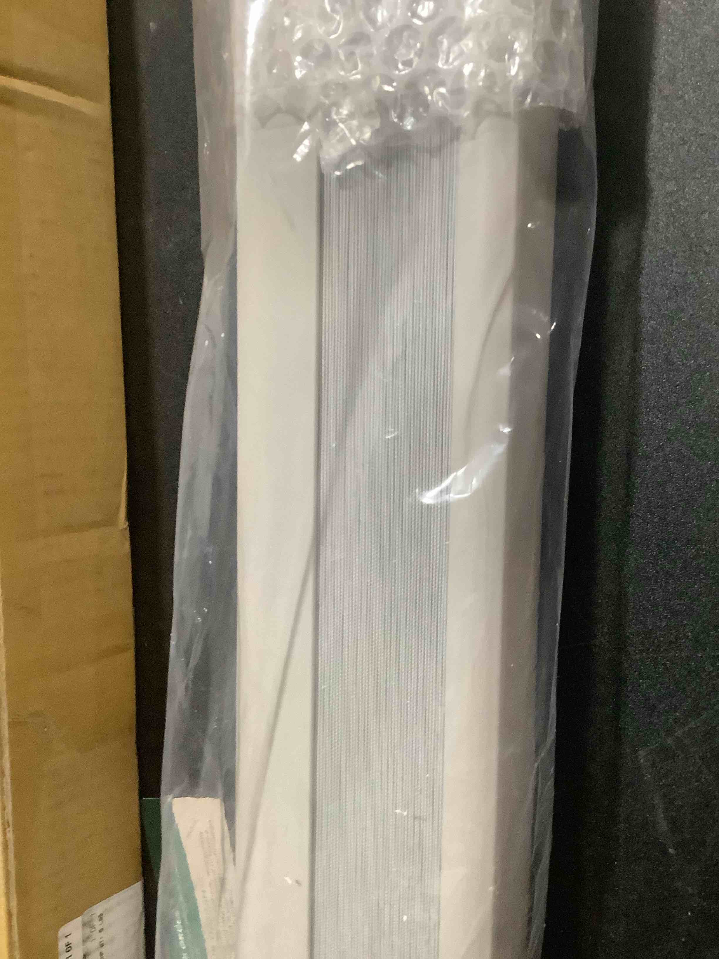 Condition photo showing Good Condition for DEZ FURNISHINGS Cordless 1" Light Filtering Cellular Shade, 21"W x 64"H, Gray Cloud