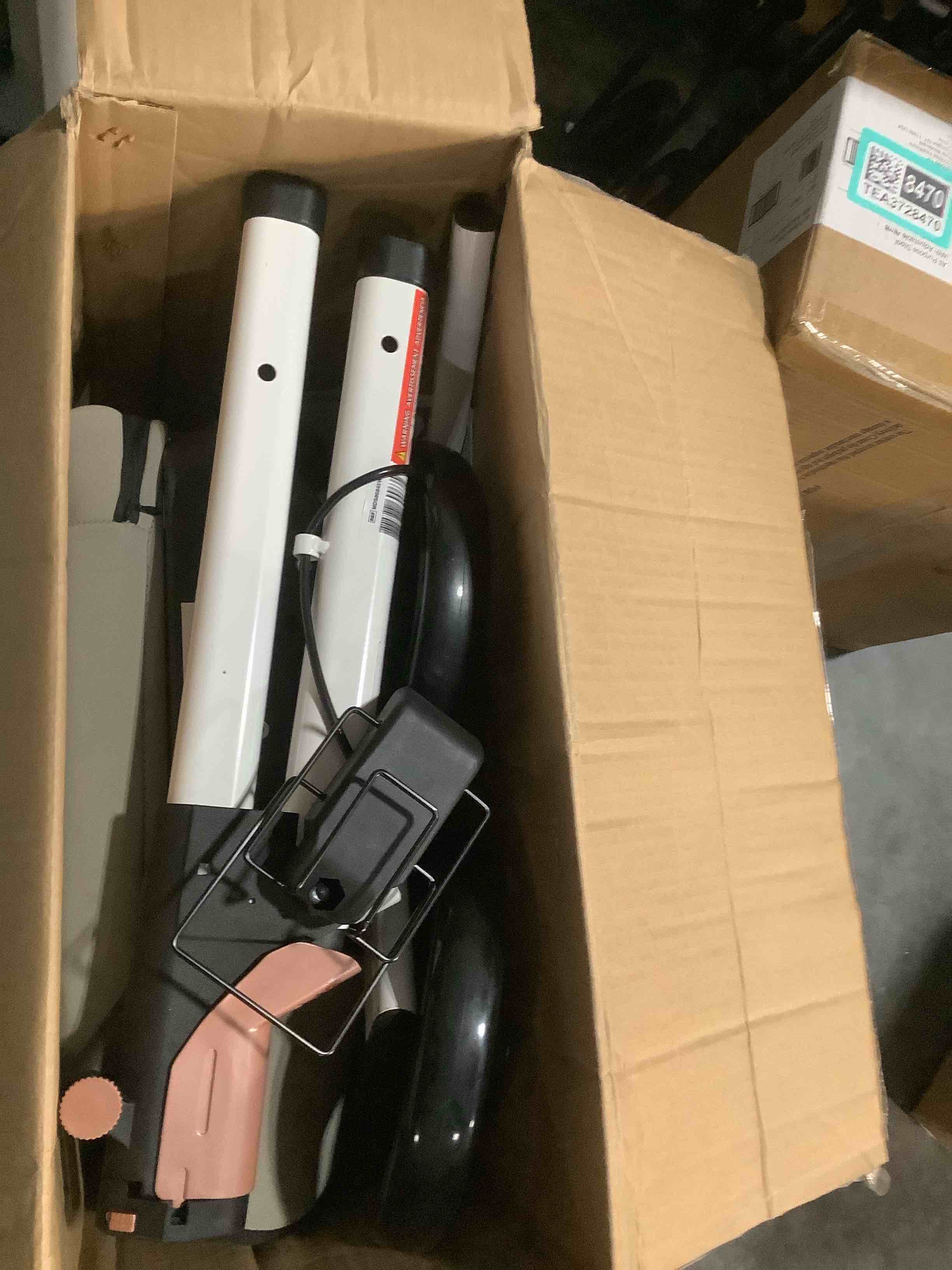 Condition photo showing Good Condition for Medline Premium Empower Rollator Walker with Memory Foam Seat, Gray & White, 300 lb. Weight Capacity, 8” Wheels, Microban* Technology, Cupholder,Rolling Walker for Mobility Impairment