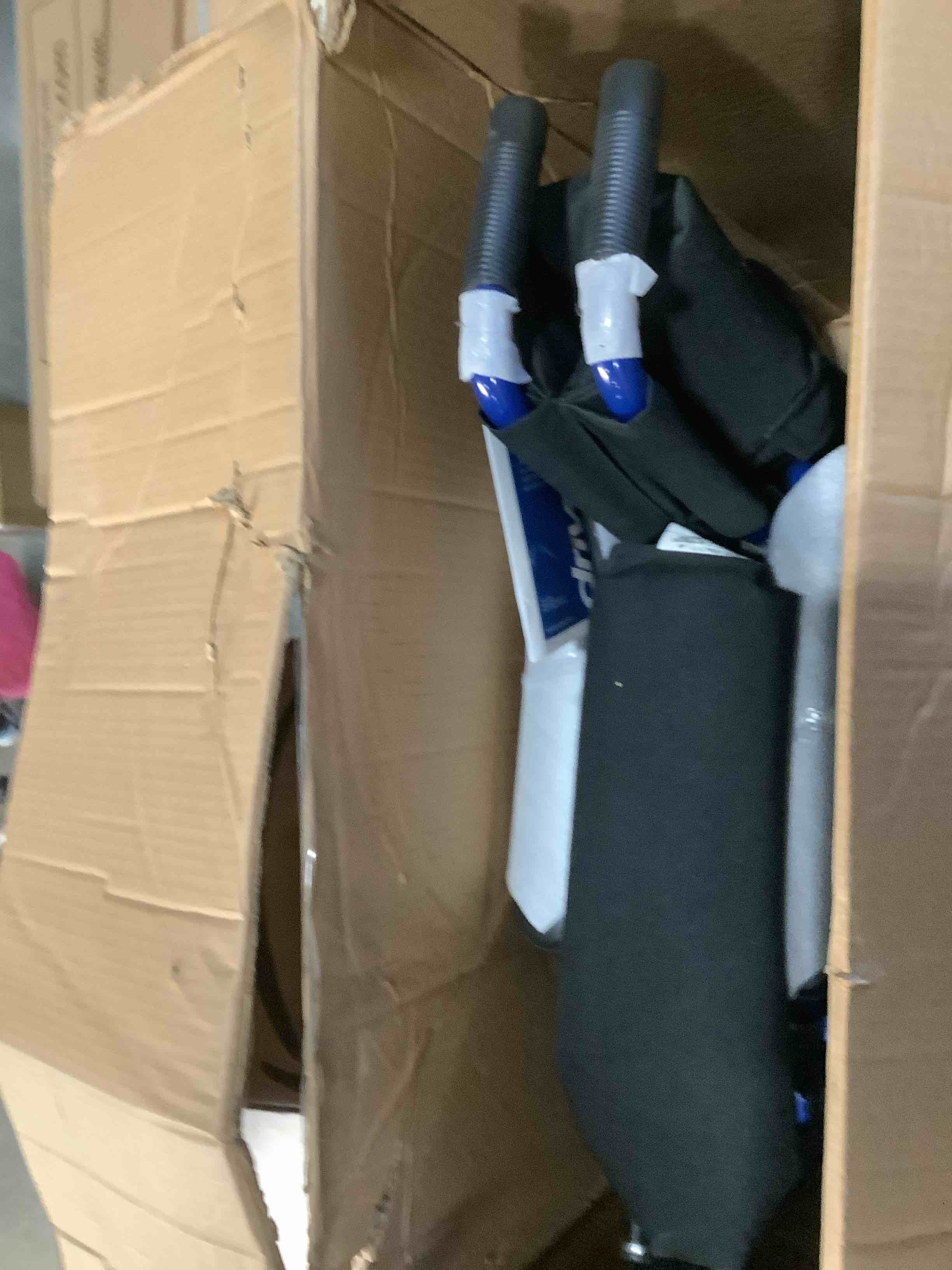Condition photo showing Good Condition for Drive Medical Blue Streak Lightweight Wheelchair - Portable Folding Mobility Aid - Swing-Away Footrests - Desk Arms - Durable Steel Frame - Easy Transport & Storage - 18-Inch Seat 18 Inch