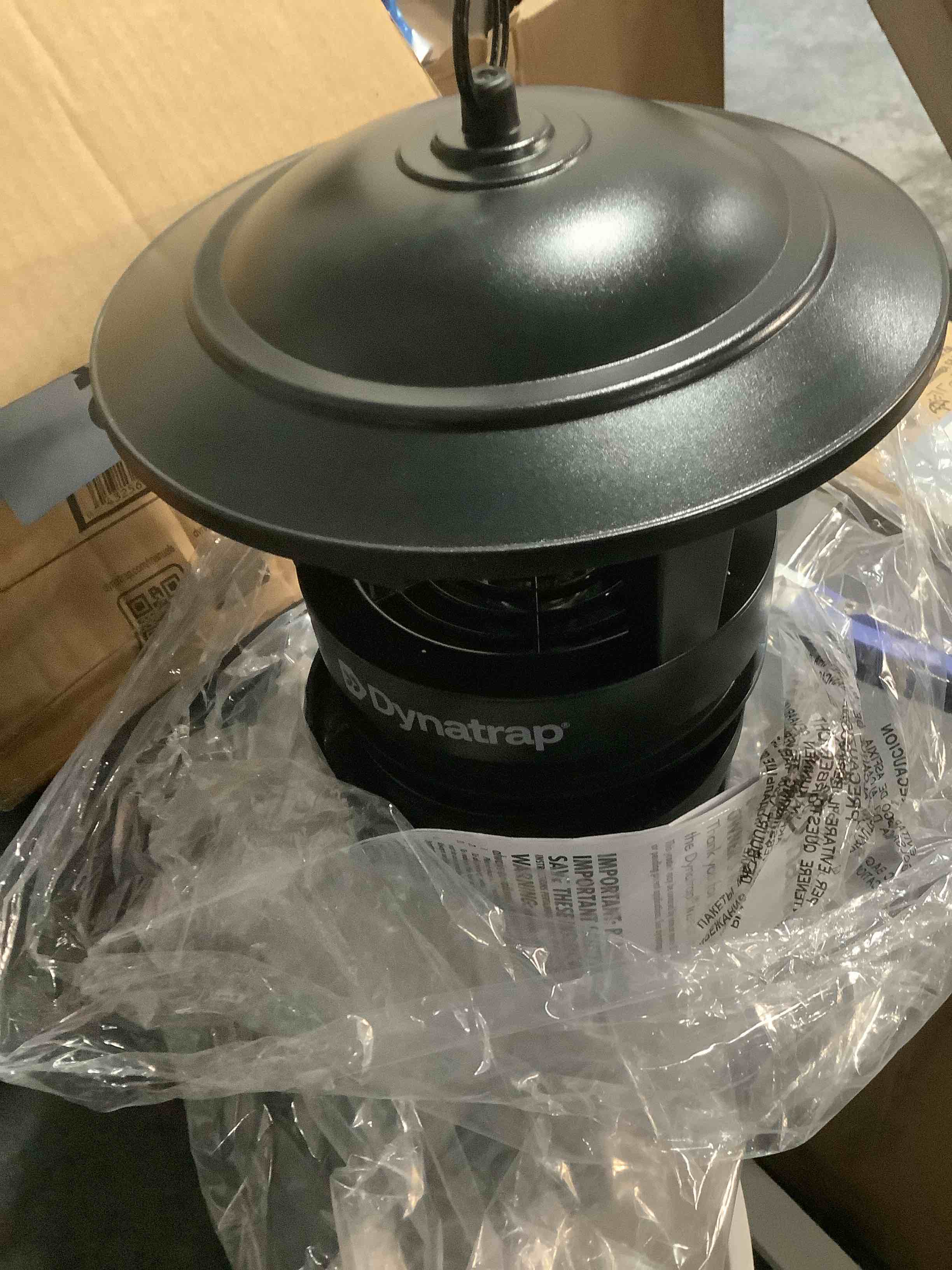 Condition photo showing Good Condition for Dynatrap DT1130SR 1/2 Acre Mosquito & Flying Insect Outdoor Trap and Killer – Kills Mosquitoes, Flies, Wasps, Gnats, & Other Flying Insects - Bug Zapper Alternative – Black ½ Acre Black Trap