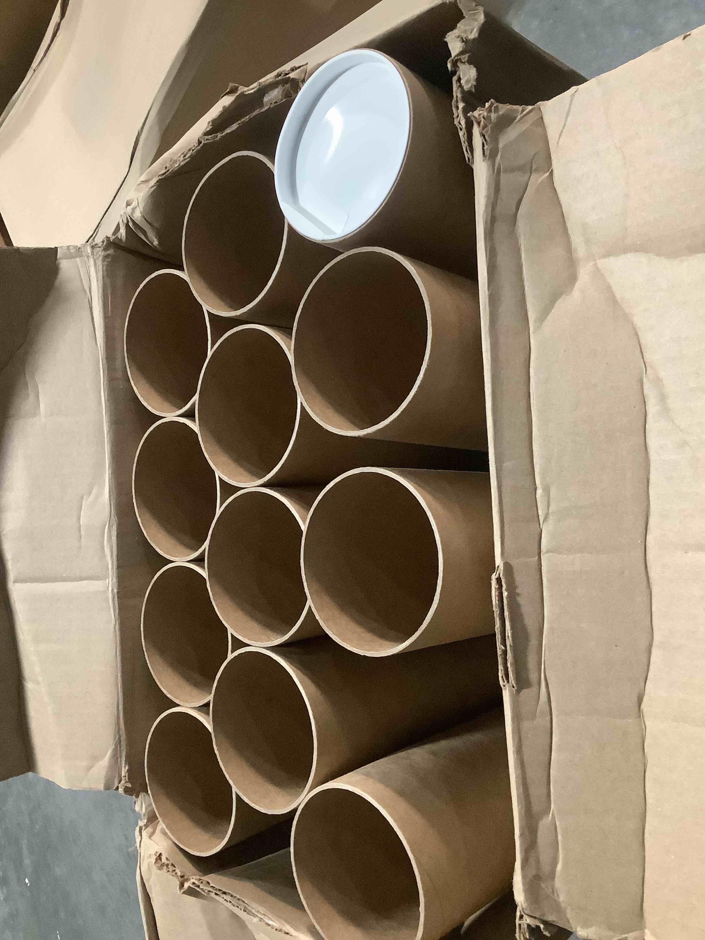 Condition photo showing Good Condition for Stockroom Plus Cardboard Poster Tubes & Document Mailers - Durable Mail Tubes for Secure Transport - Versatile Poster Storage - 2 in x 15 in, Pack of 12, Brown