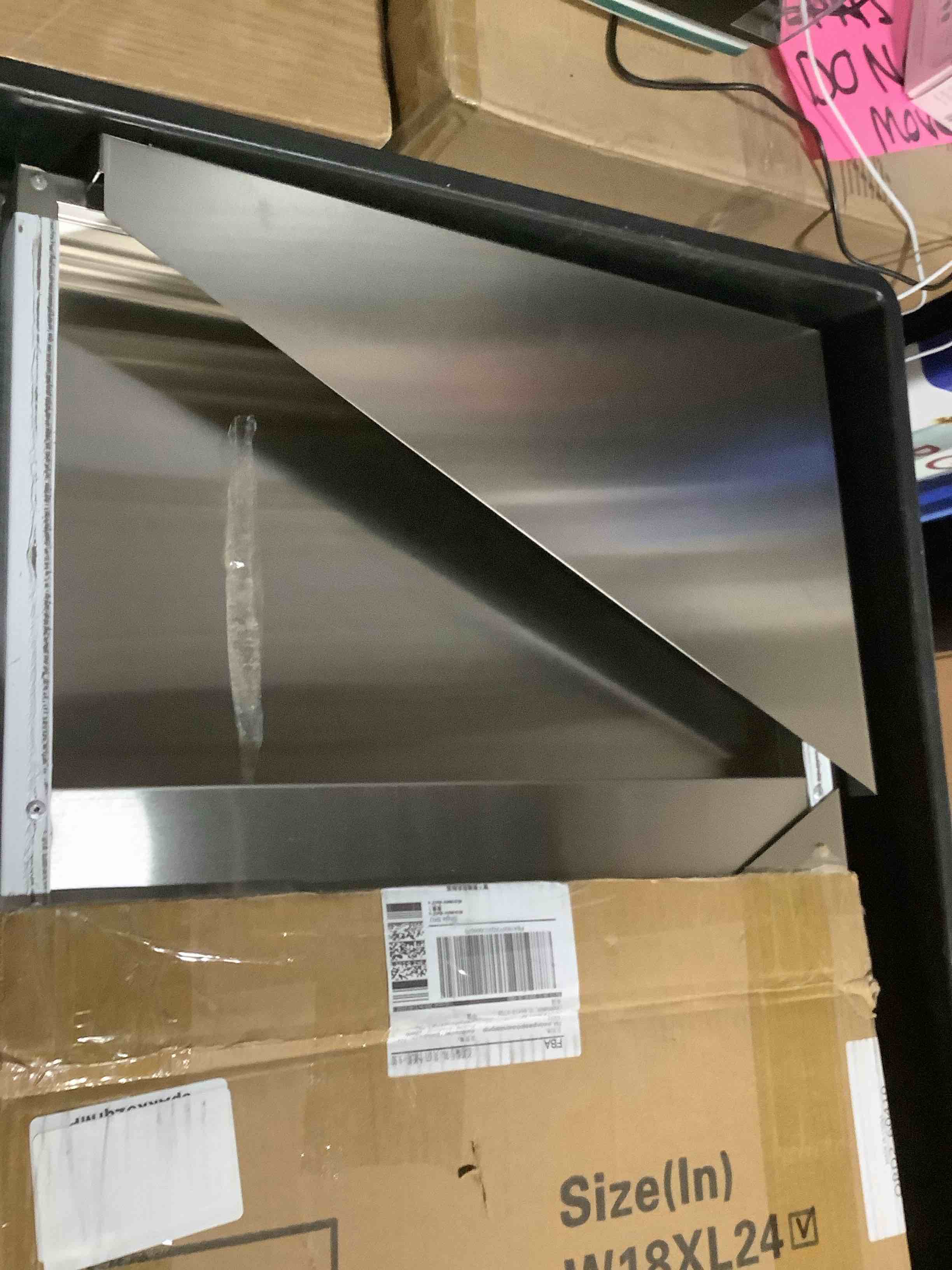 Condition photo showing Good Condition for Wilprep NSF Stainless Steel Shelf, 18"x 24" Wall-Mounted Microwave Shelf for Kitchen, 220lb Metal Storage Shelf with Pre-Drilled Hole & Triangular Brackets for Restaurant Kitchen Laundry Room Garage