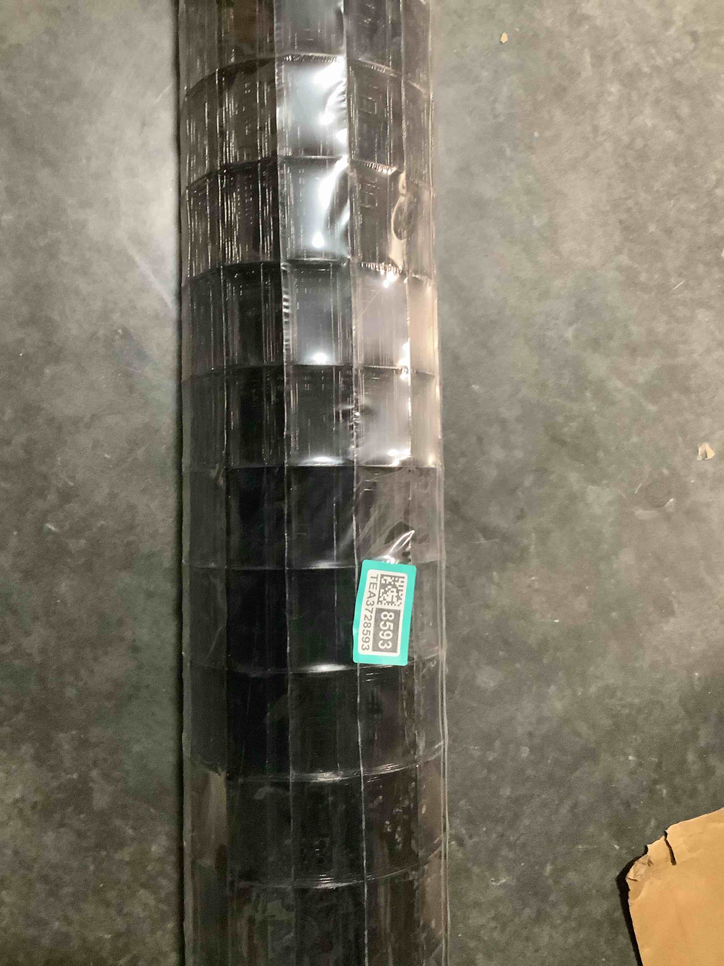 Condition photo showing Good Condition for Welded Wire Fence 48inx50ft, 16GA, Mesh Size 2" x 3" Black Hardware Cloth, Chicken Wire Fence, PVC Coated Garden Border Fencing, Vinyl Coating Metal Wire Mesh for Yard, Dog Vegetable, Plant