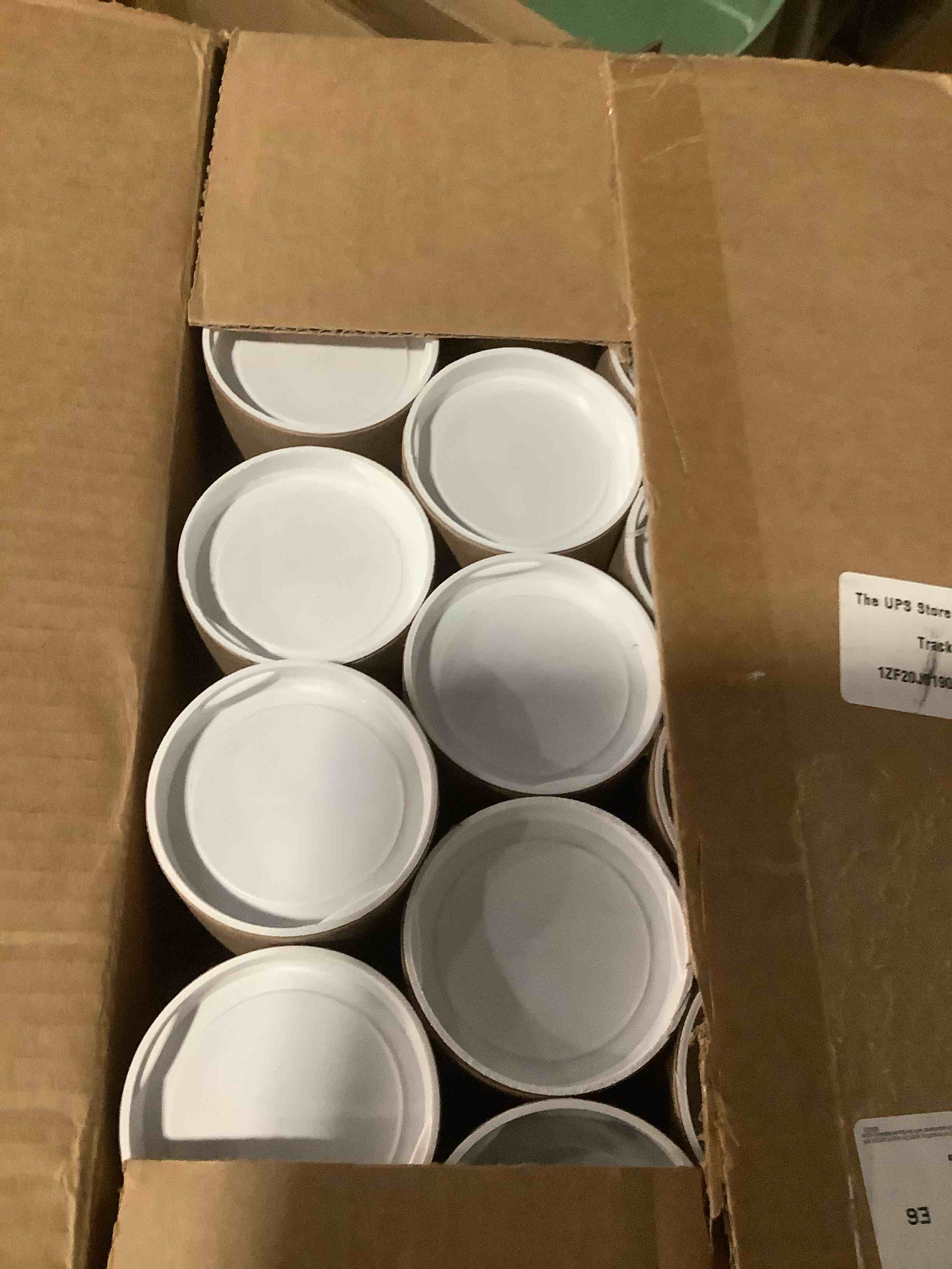 Condition photo showing Good Condition for The Boxery Brown/Kraft Shipping, Storage, Posters, Arts, Crafts, Documents, Mailing Tubes 3 inch x 26 inch - 24 PACK, Made in the USA, Reusable and Recyclable