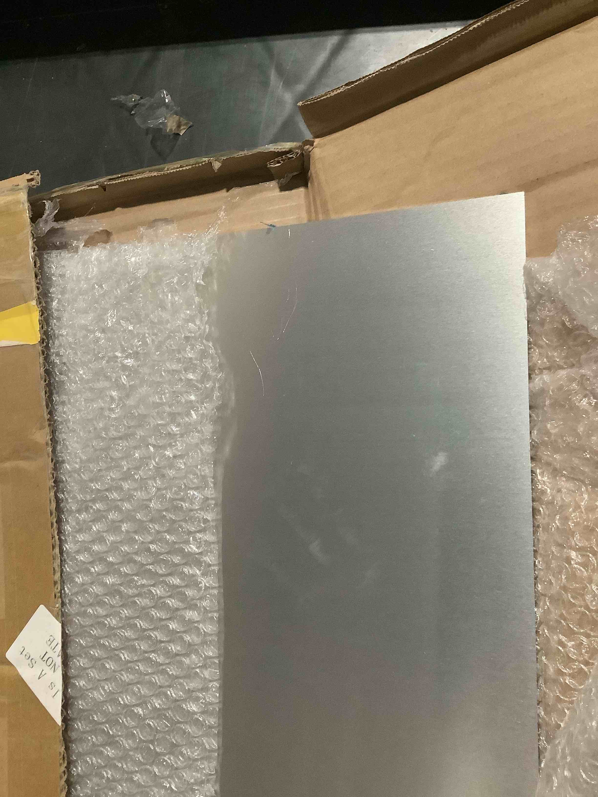 Condition photo showing Good Condition for 1 Pack 5052 Aluminum Sheet Metal 12" x 36" Aluminum Plate 1/8 (0.125'') Inch Thickness Rectangle Metal Panels for Industry Crafting Handcraft DIY Projects