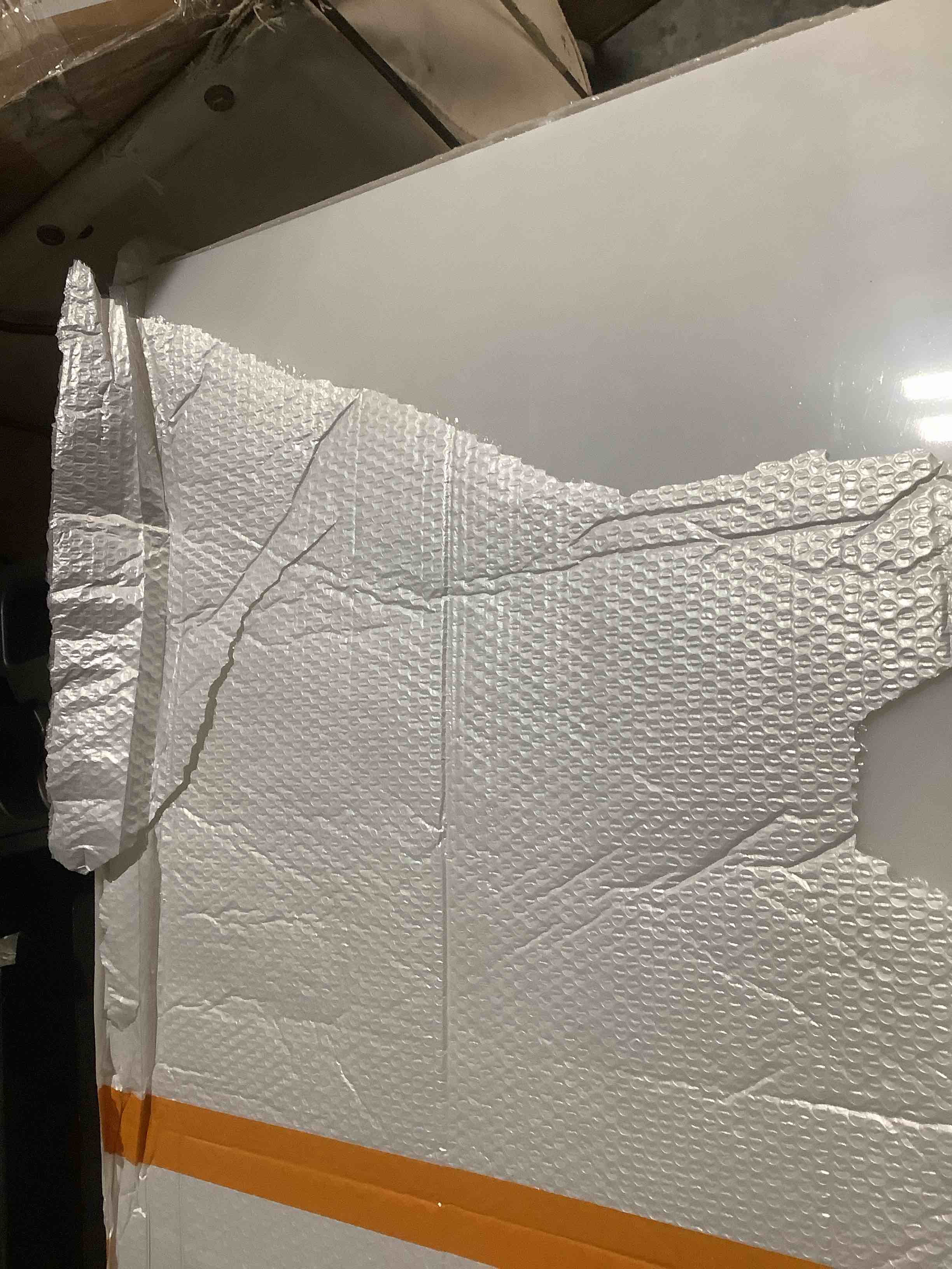 Condition photo showing Good Condition for HDPE Sheet 1/4-24" x 48" High Density Polyethylene Sheets with Protective Film 1/4 Thick HDPE Plastic Sheet Board Solid Plastic Block for Flat Panel DIY Projects Machining Home (White)