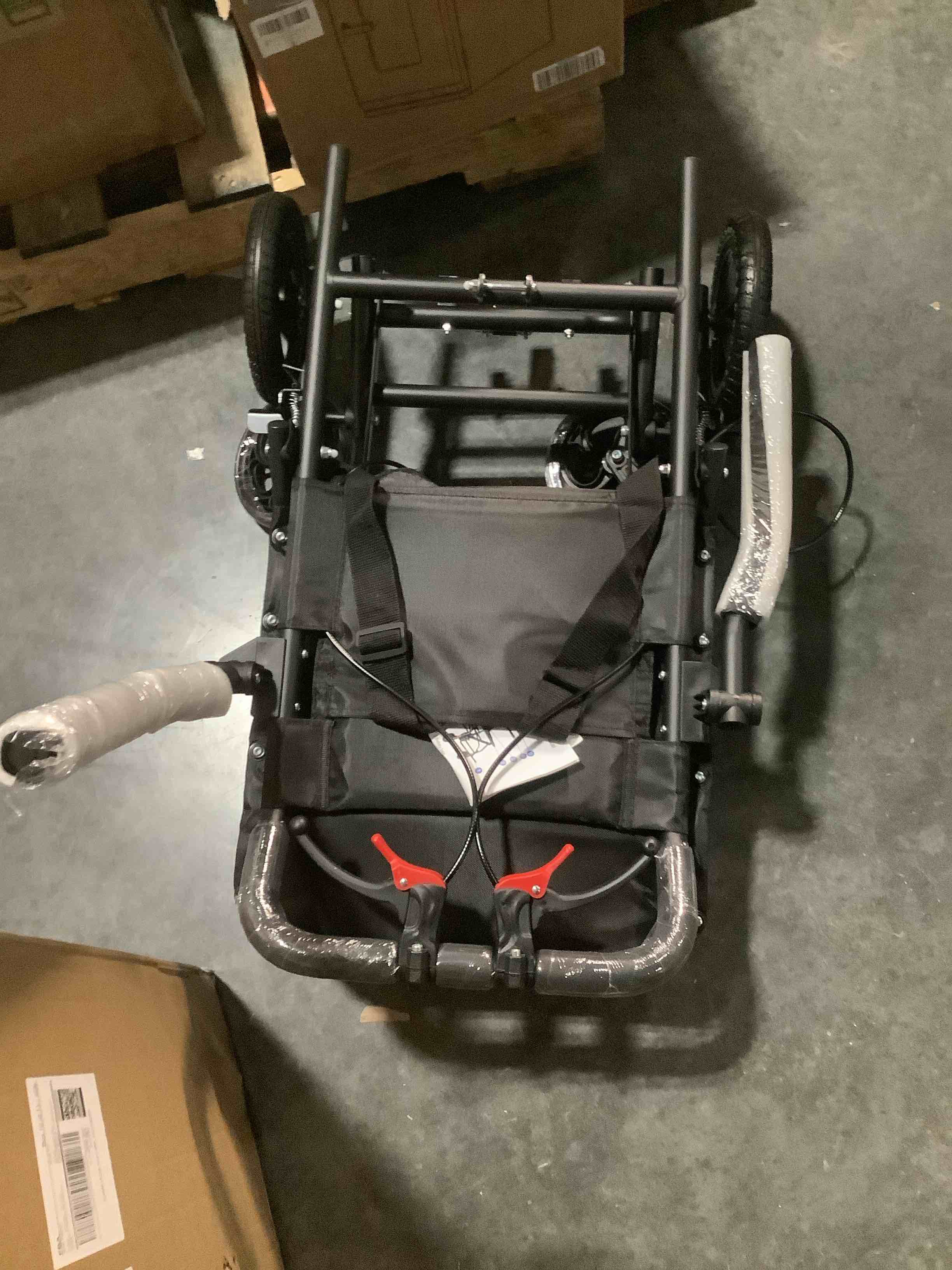 Condition photo showing Good Condition for Transport Wheelchair Lightweight Foldable - 18lbs Ultra-Light Wheelchairs for Adults & Seniors, Compact Folding Chair with Durable Frame, Light Weight Wheelchairs Foldable for Senior (Black)