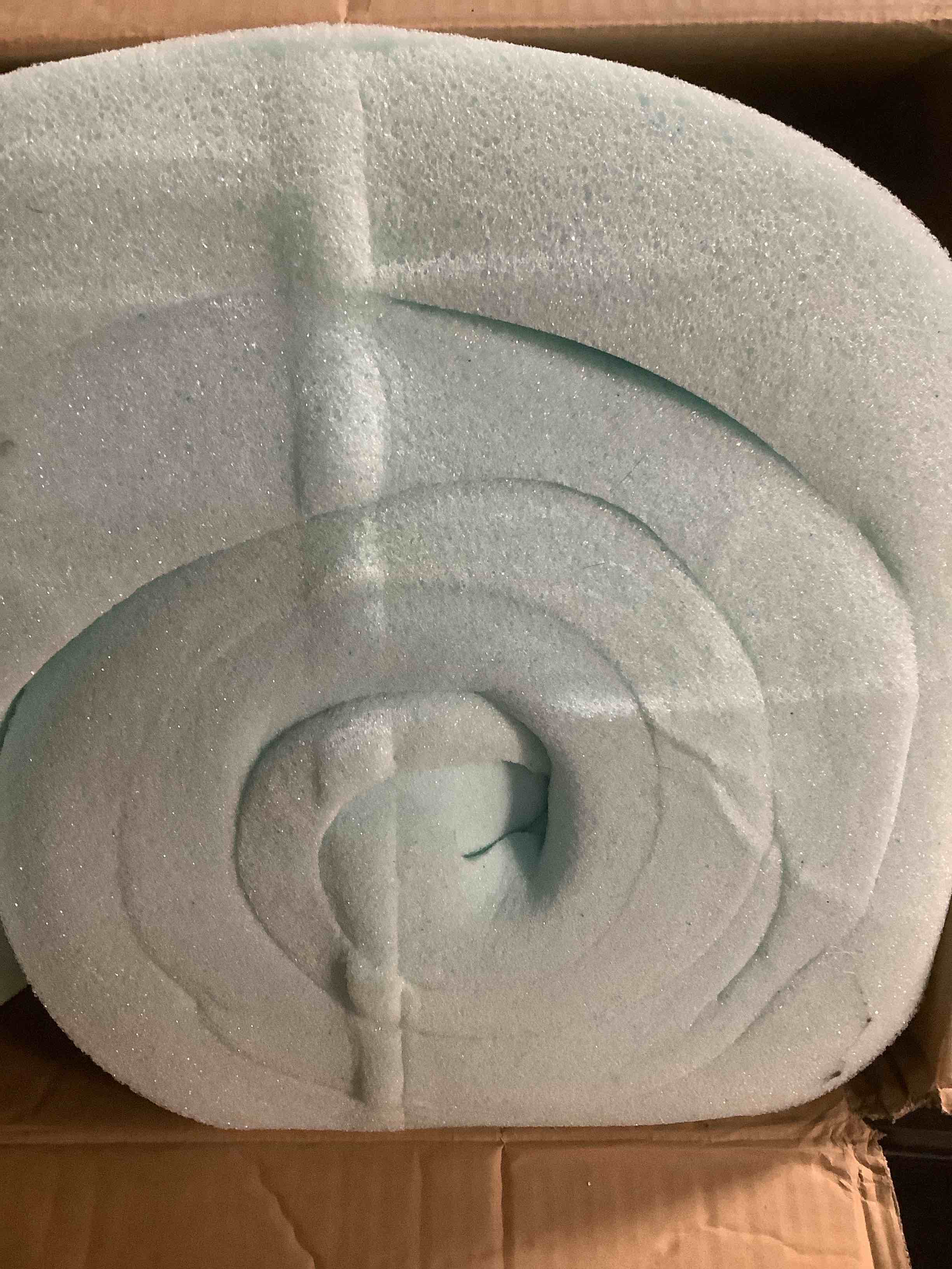 Condition photo showing As Is for LINENSPA Memory Foam Mattress Topper - 3 Inch Gel Infused Memory Foam - Plush Feel - Cooling and Pressure Relieving - CertiPUR Certified - Dorm Room Essentials - Queen Size