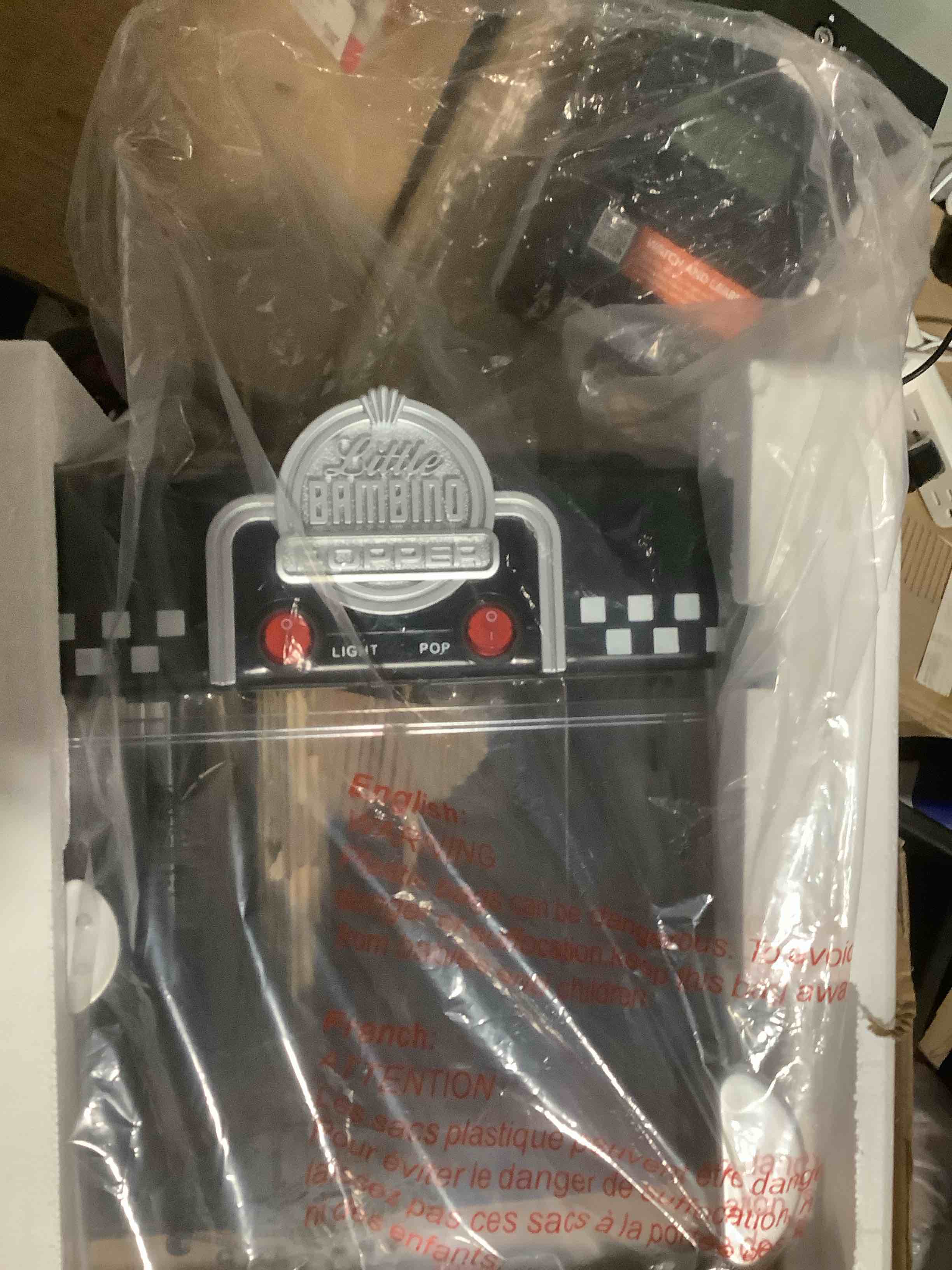 Condition photo showing Good Condition for Great Northern Popcorn 83-DT5620 Northern Company GNP BlackGNP Little Bambino 2-1/2 Ounce Retro Style Popcorn Popper Machine, 2.5 Ounce, Black