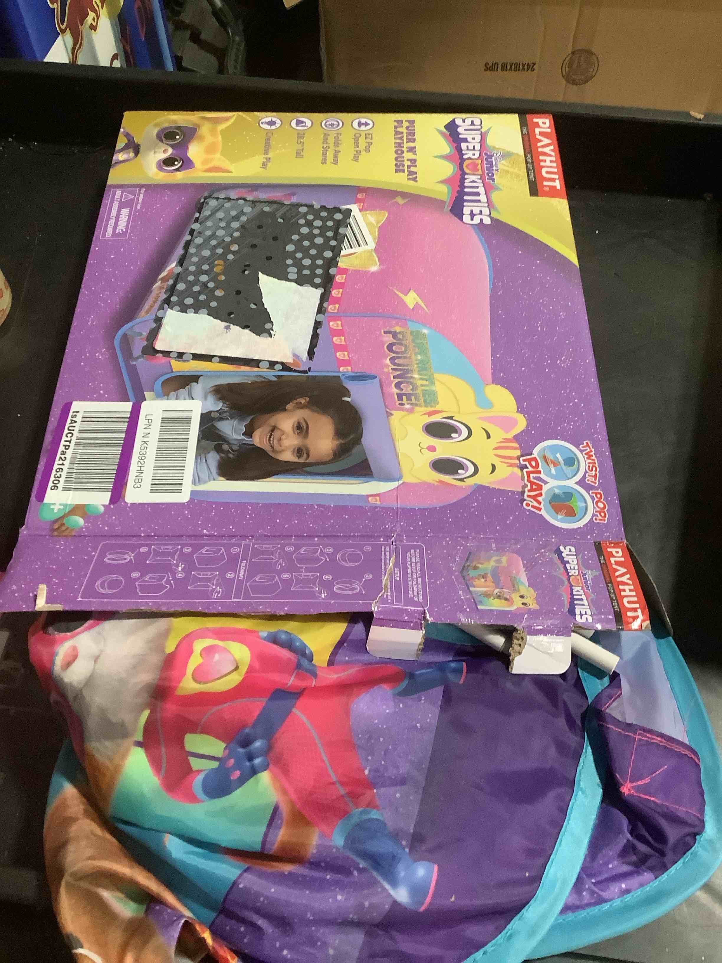 Condition photo showing As Is for Playhut Playhouse - Super Kitties Purr N' Play