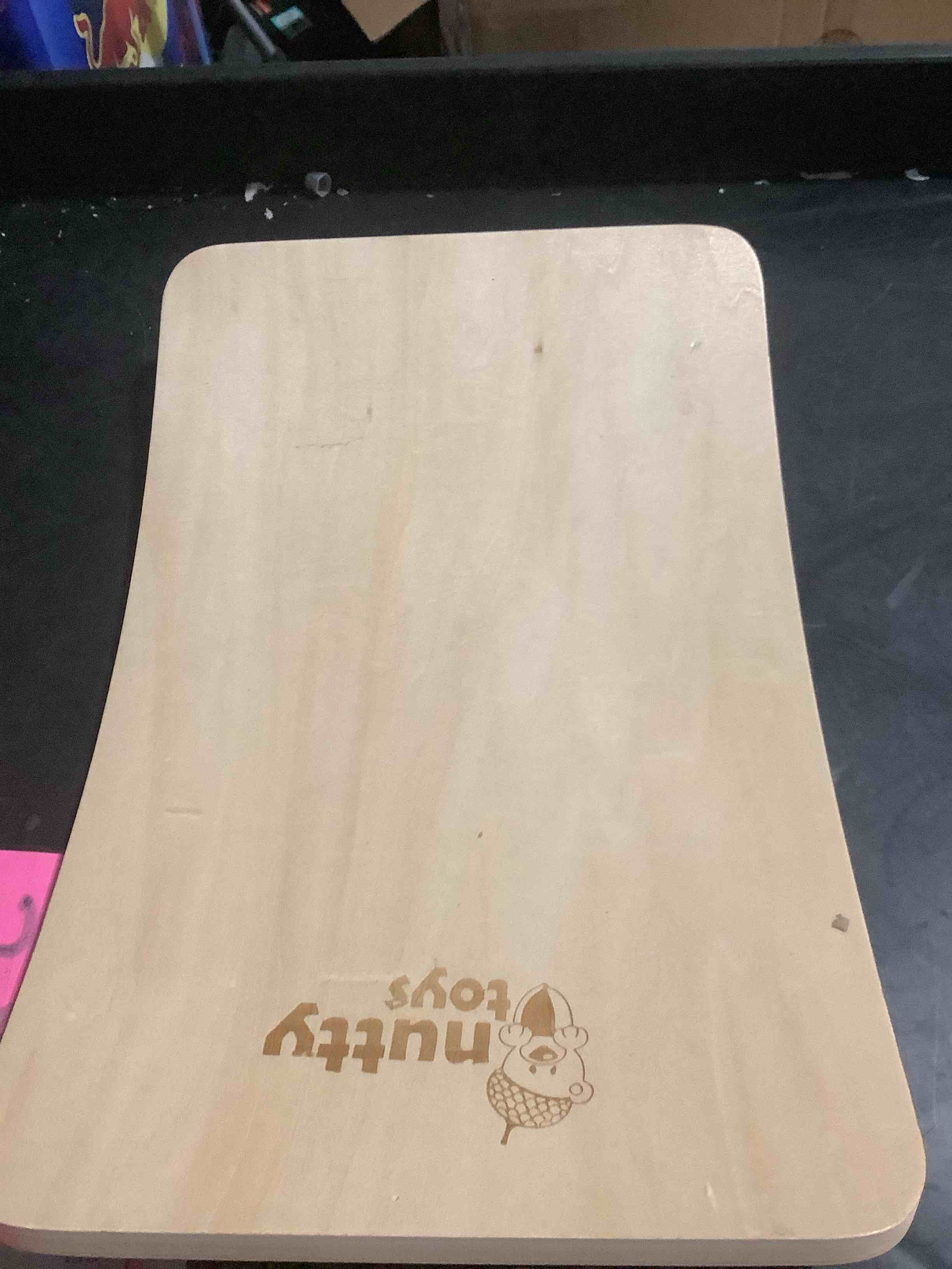 Condition photo showing Good Condition for NUTTY TOYS Montessori Wooden Wobble Board for Kids & Adults -100% Natural Wood Balance Board, Waldorf Toddler Balancing Toy, Unique Boy Girl Open Ended Toy Best Valentines Day & Easter Gifts Idea 2026
