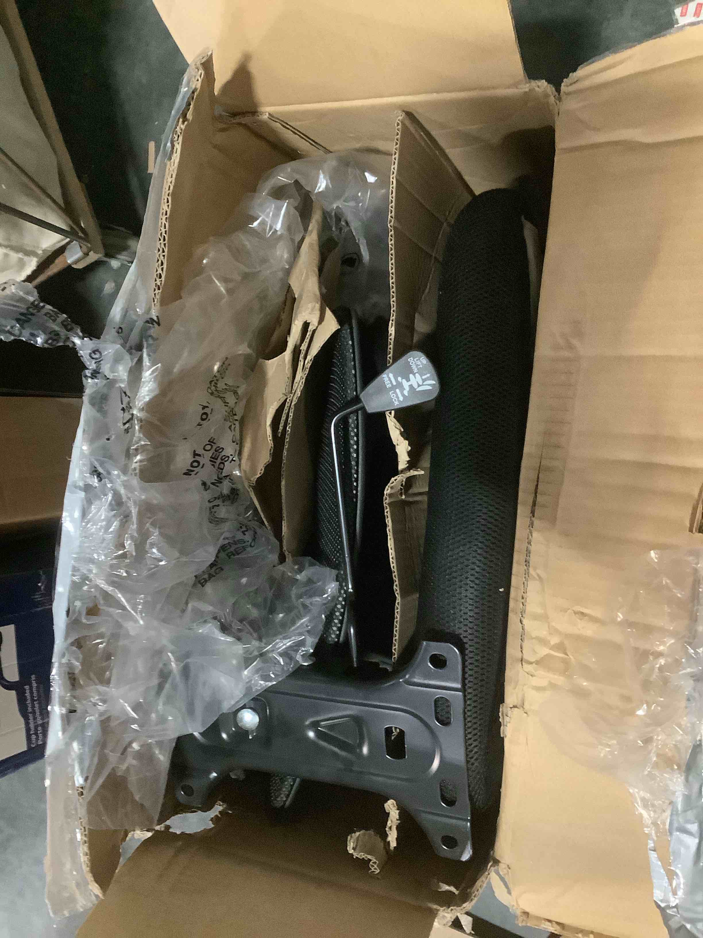 Condition photo showing As Is for Home Office Chair Ergonomic Desk Chair Mesh Computer Chair with Lumbar Support Armrest Executive Rolling Swivel Adjustable Mid Back Task Chair for.