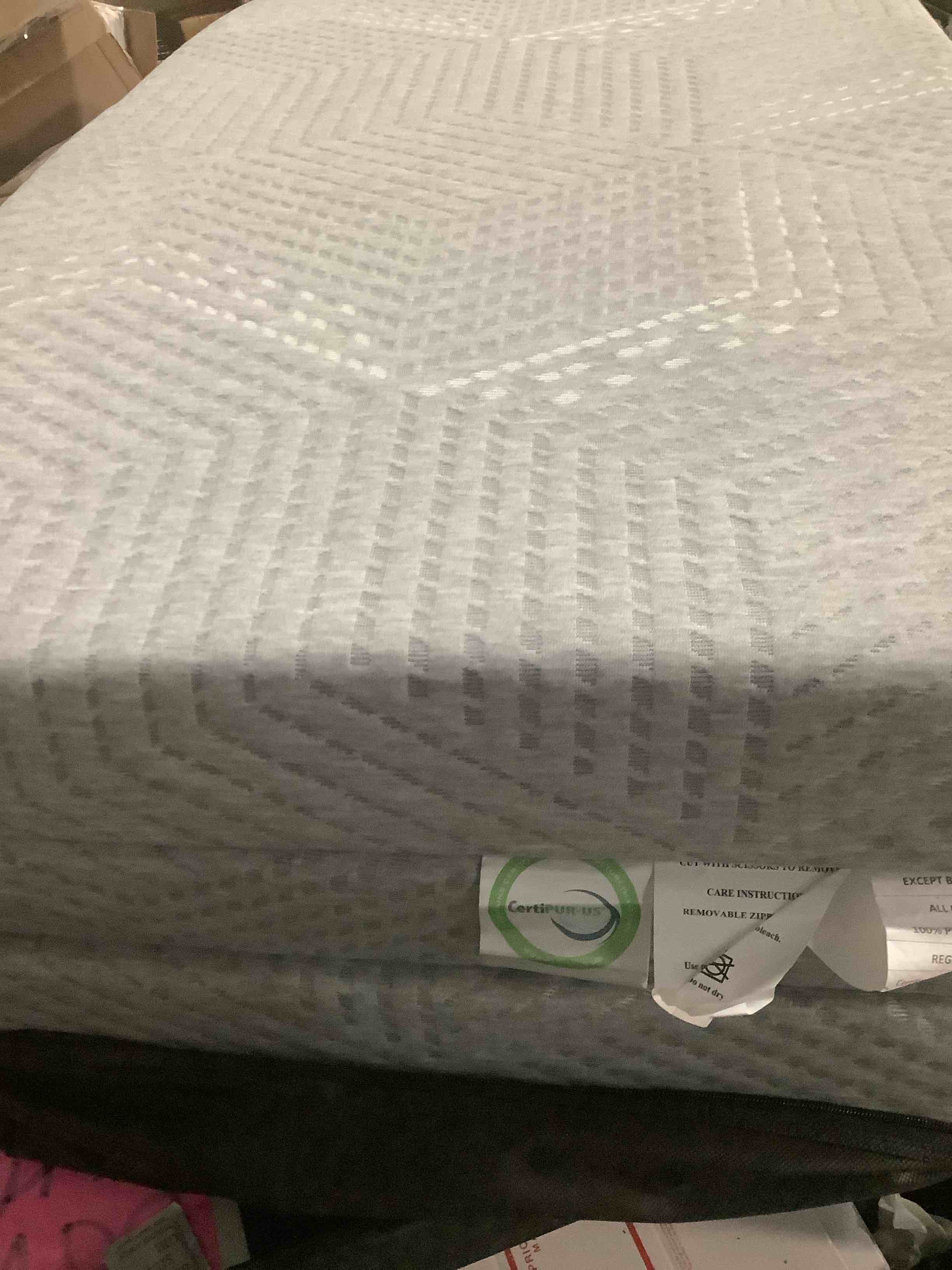 Condition photo showing Good Condition for MLILY Tri-Fold Memory Foam Mattress, 4 inch Single Folding Mattress with Collapsible and Washable Cover, Travel and Guest Mat, 75"×25"×4", Grey 4 Inch Small Single