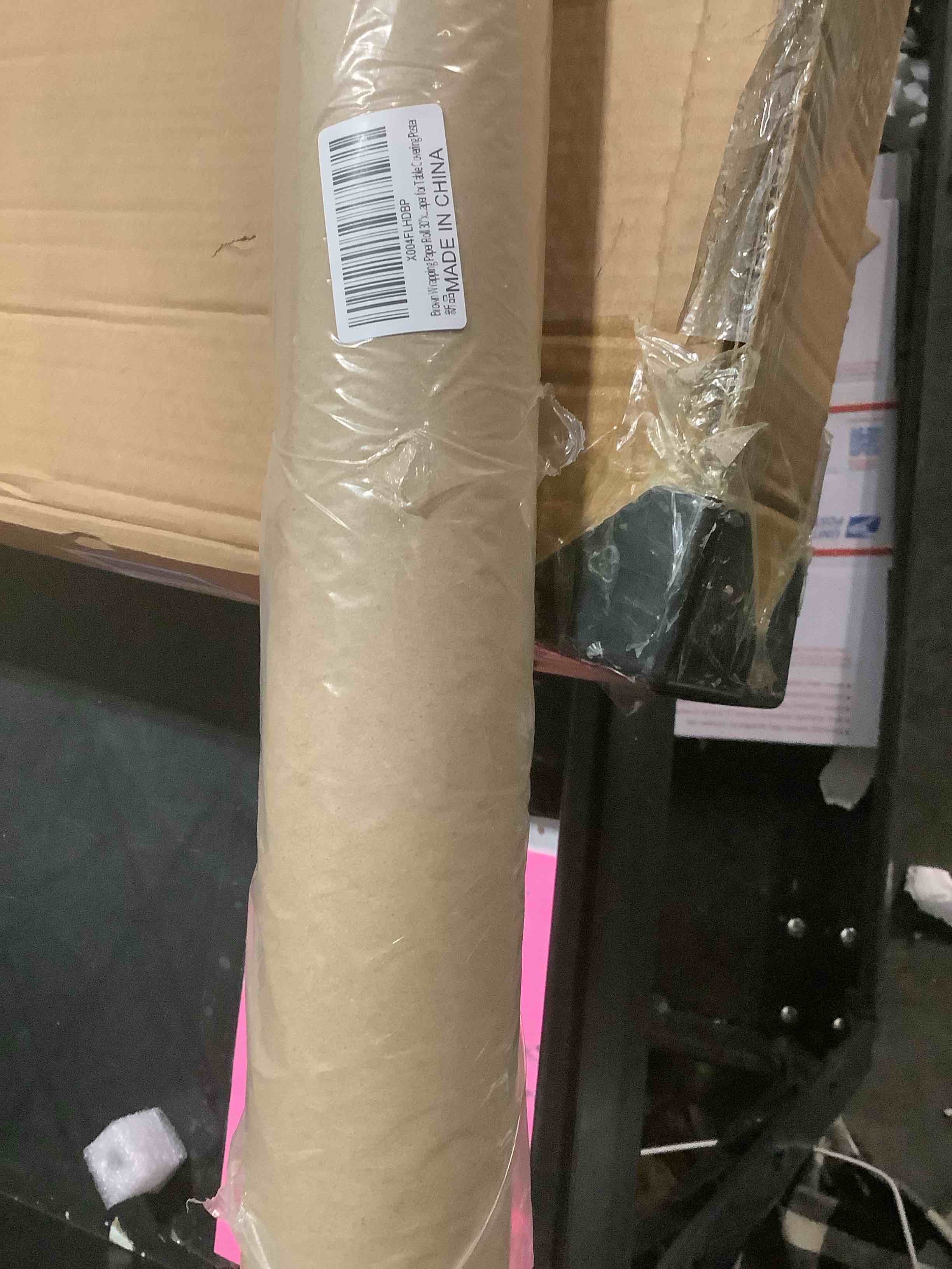 Condition photo showing Good Condition for Brown Wrapping Paper Roll 30"x 1200" Craft Packing Paper for Moving Shipping, Gift Wrapping Paper, Bulletin Board Paper, Kraft Paper for Table Covering Poster 100ft