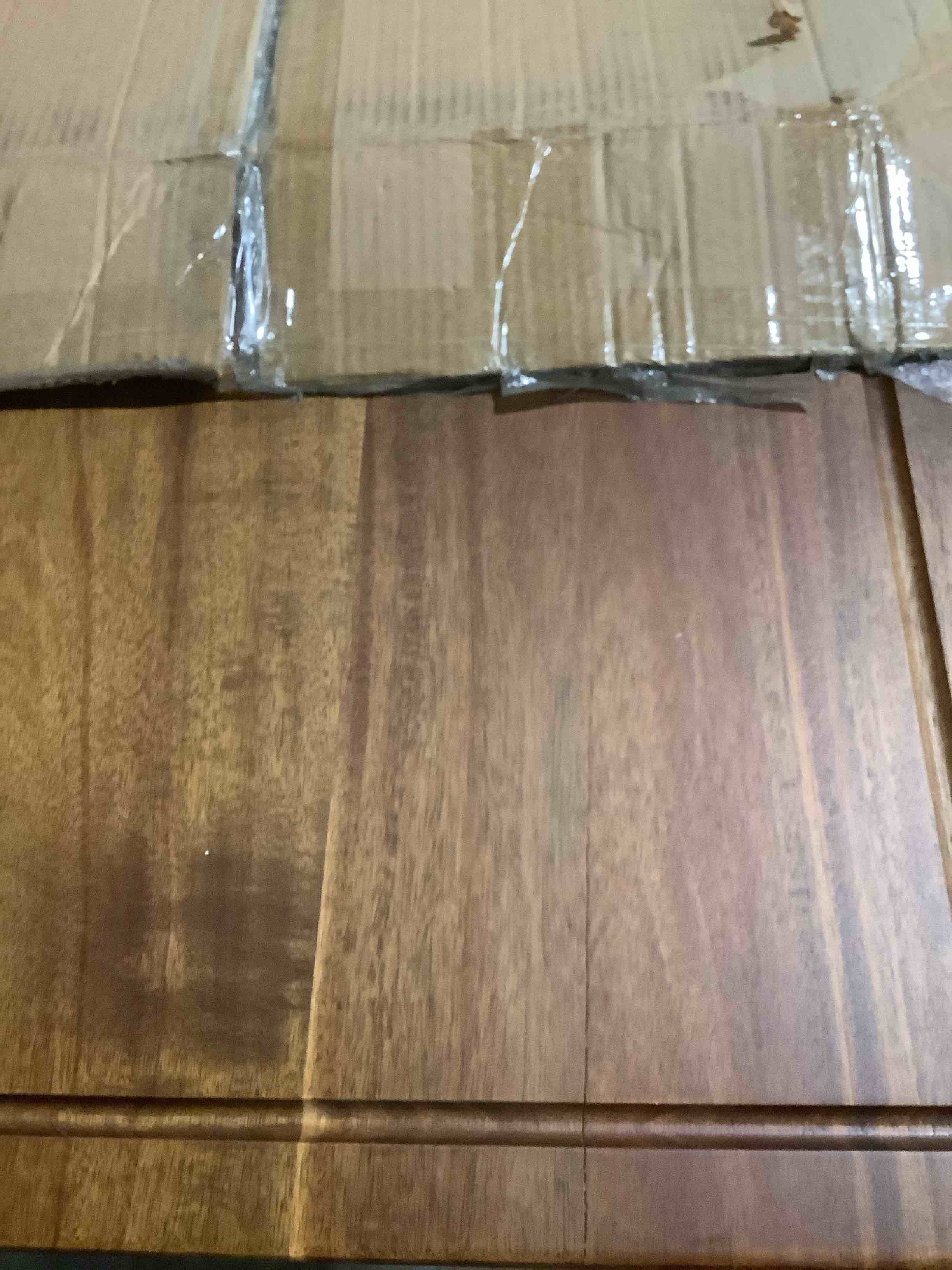 Condition photo showing As Is for Wood Stove Cover Board for Gas Range Stovetop, Acacia Noodle Board Electric Stove Cover for RV Stove Top, Extra Countertop Space for Kitchen Stovetop 30"L x 22"W (Brown)