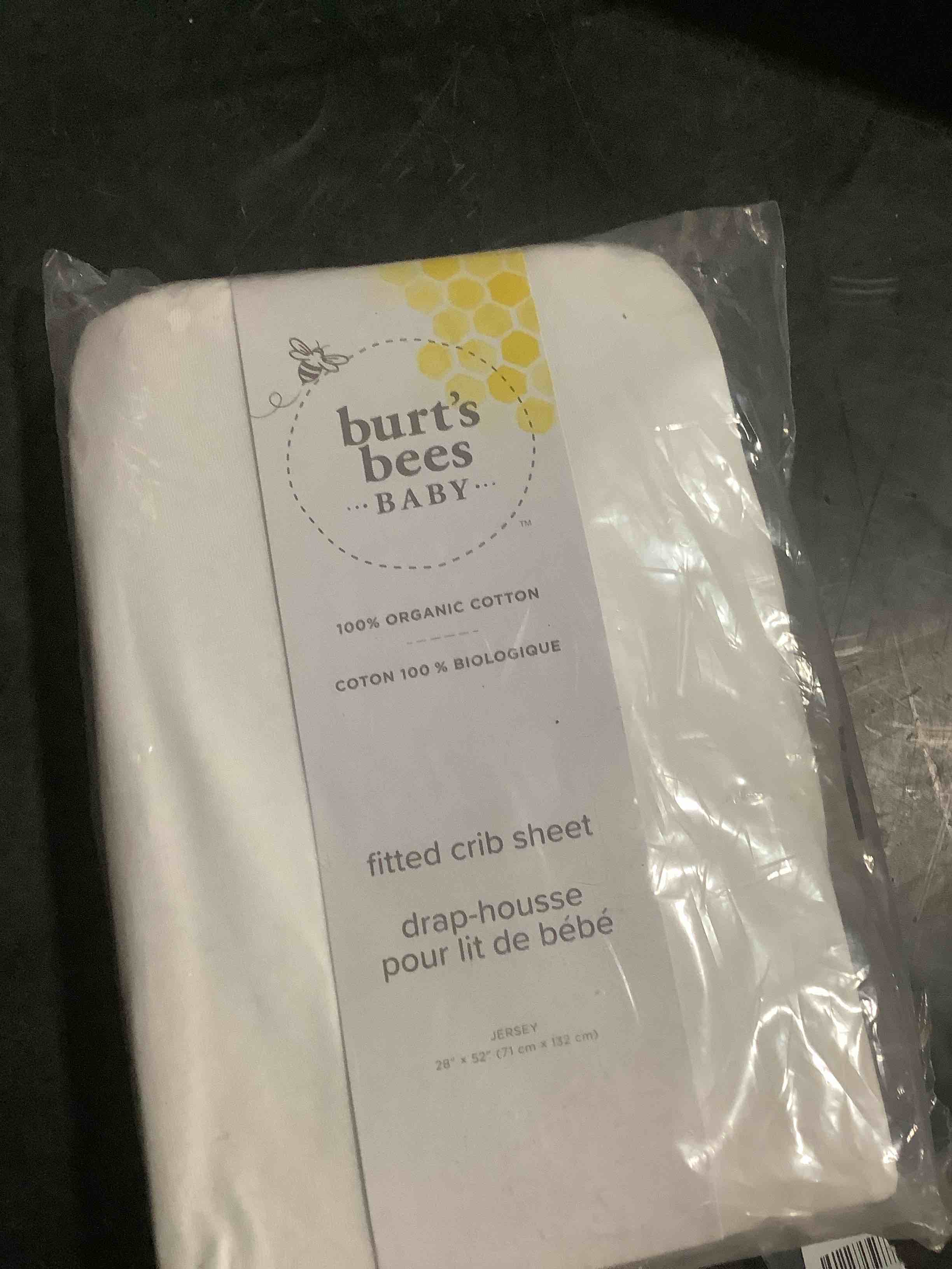 Condition photo showing Good Condition for Burt's Bees Baby Essential Organic Cotton Fitted Crib Sheet, Breathable for Boy Girl Standard Crib & Toddler Mattresses