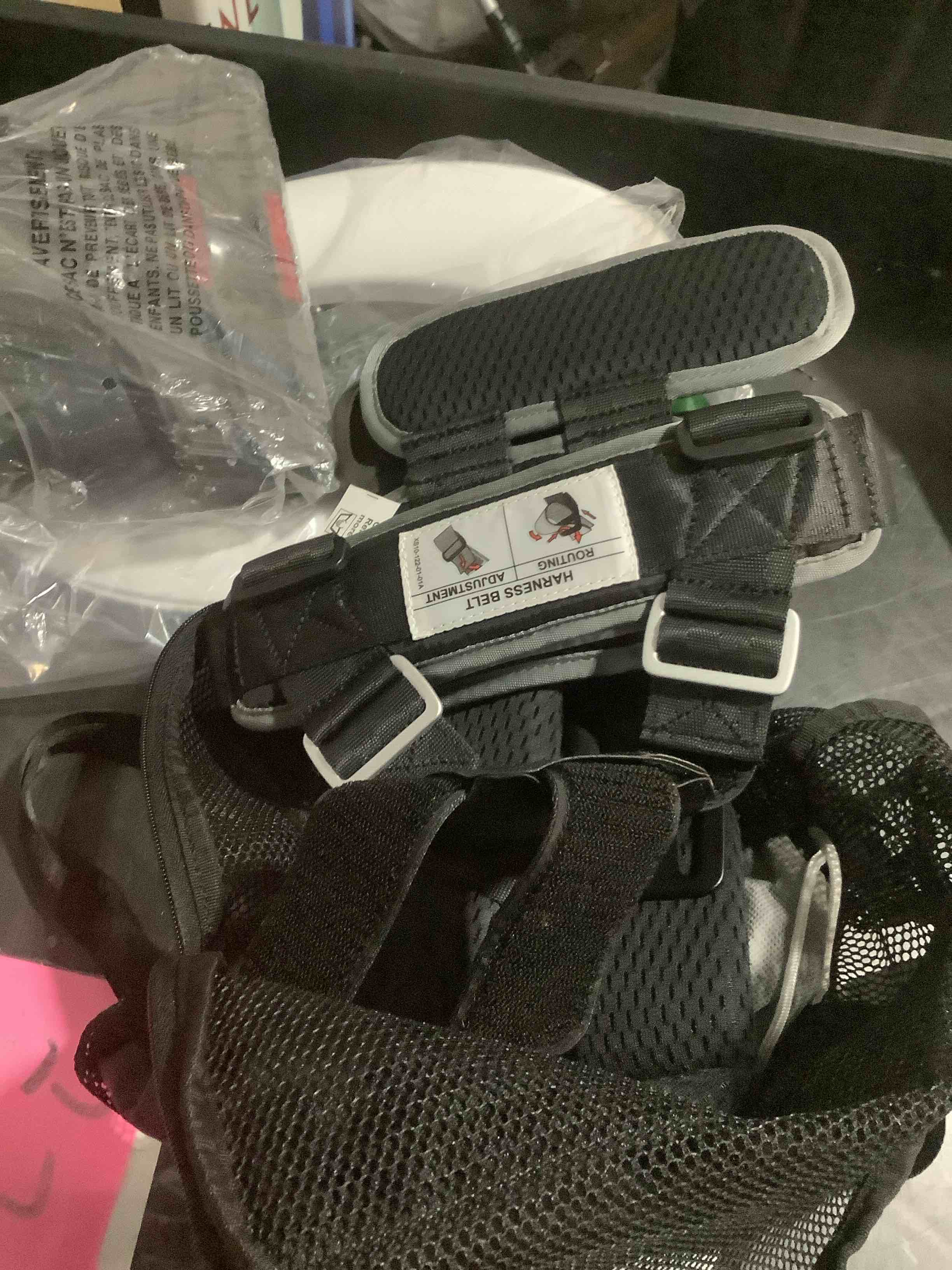Condition photo showing Good Condition for RideSafer - Small Black, Lightweight, Compact, Portable Car Seat - Perfect for Travel and Everyday Child Safety