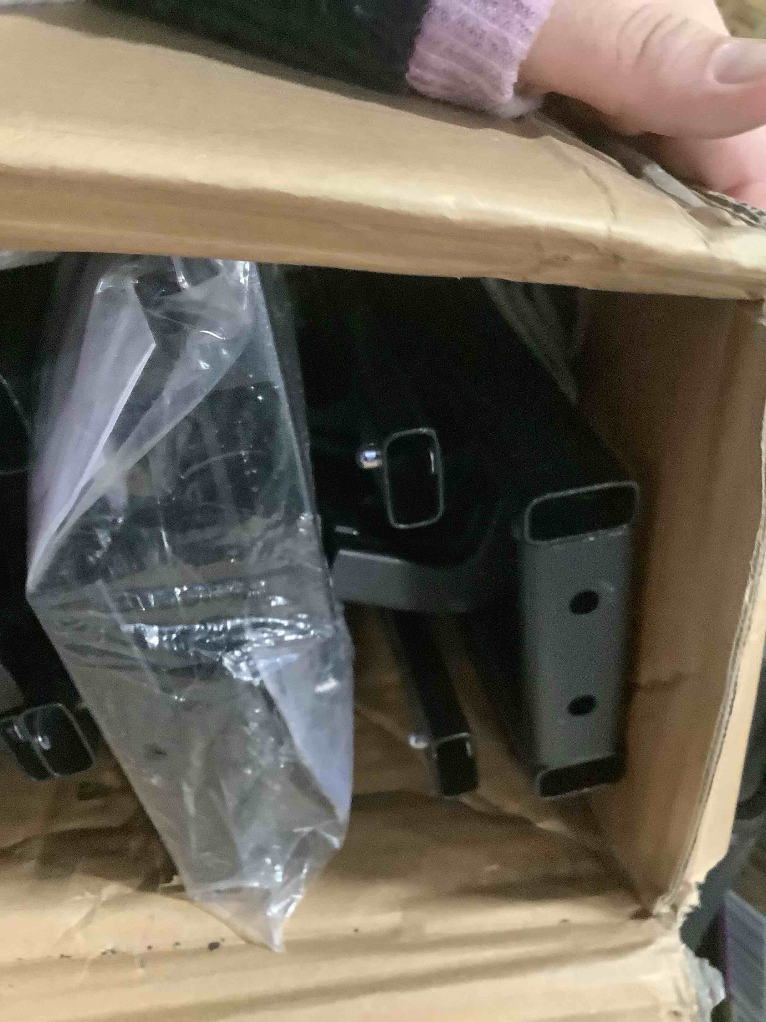 Condition photo showing As Is for ZINUS 5 Inch Queen WonderBox(TM) Smart Box Spring, Quick Assembly Mattress Foundation, Durable Metal Frame, Grey Queen 5 inch New Quick Assembly