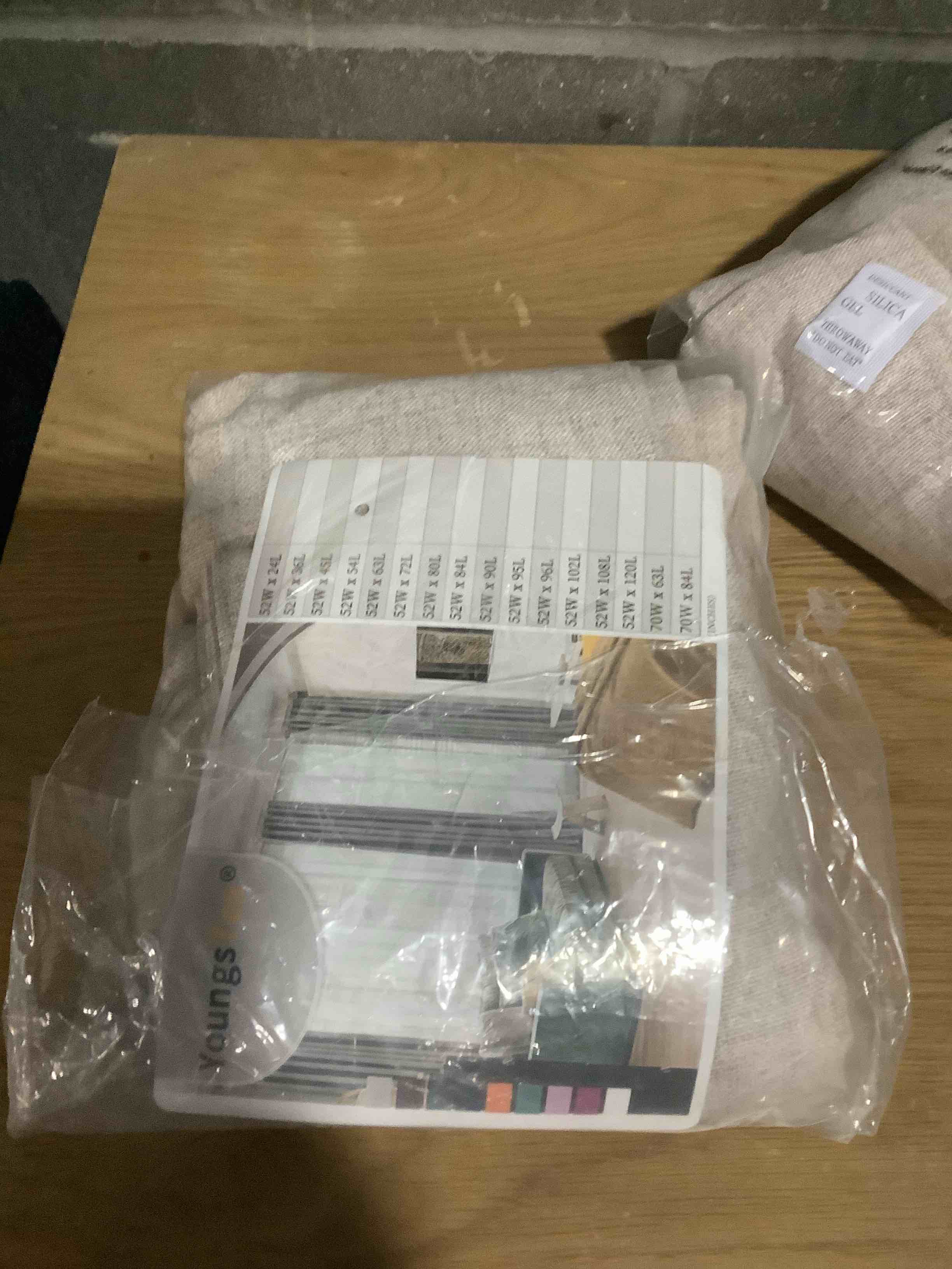 Condition photo showing Good Condition for YoungsTex Short Linen Curtains 48 Inches Length for Small Window, Light Filtering Drapes with Bronze Grommet Textured Sheer Privacy for Kitchen Bathroom, 34 x 48 Inch, 2 Panels 34"W x 48"L (Pack of 2) Natural