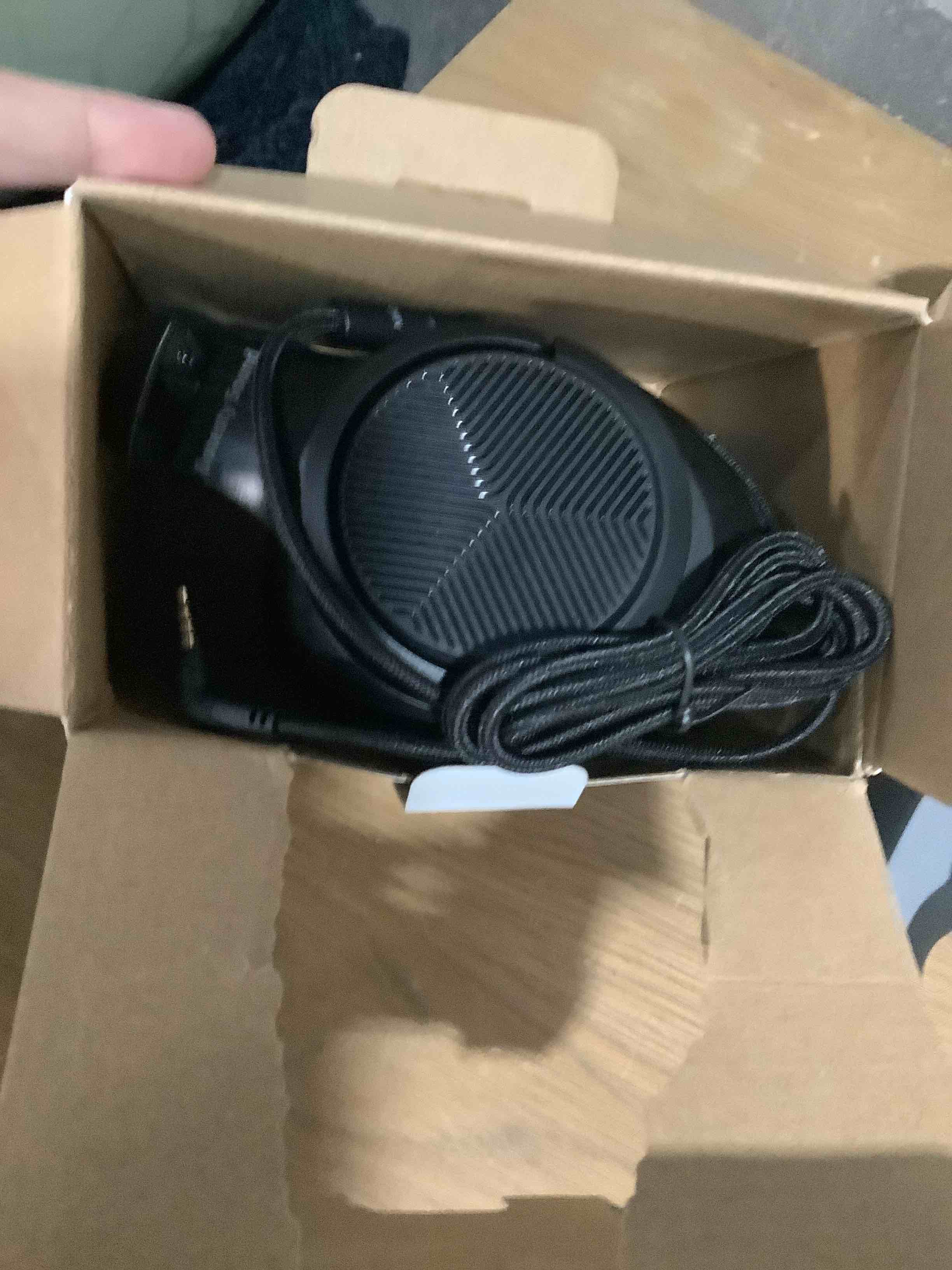 Condition photo showing Good Condition for Headphones Wired with Microphone, Over Ear Foldable 3.5mm Plug in Headphones with 4.9ft Tangle-Free Nylon Cord for Tablet, Laptop, MP3/4, School, Airplane Travel (Black)