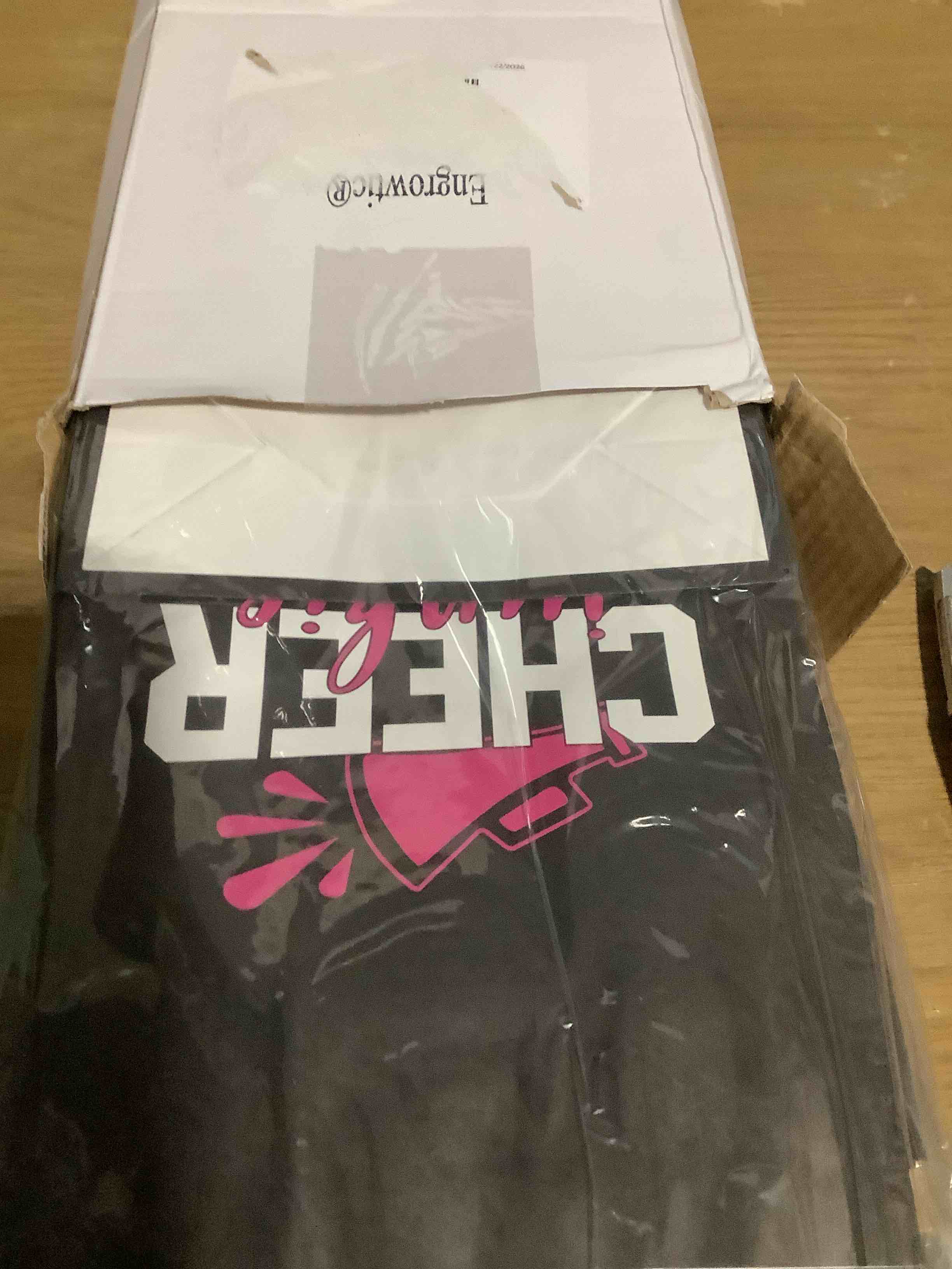 Condition photo showing Good Condition for 24 Pcs Cheer Goodie Bags Cheerleading Tote Bags Cheerleader Gifts Accessories for Cheerleaders Cheer Party Favors Bulk for Team(Pink)