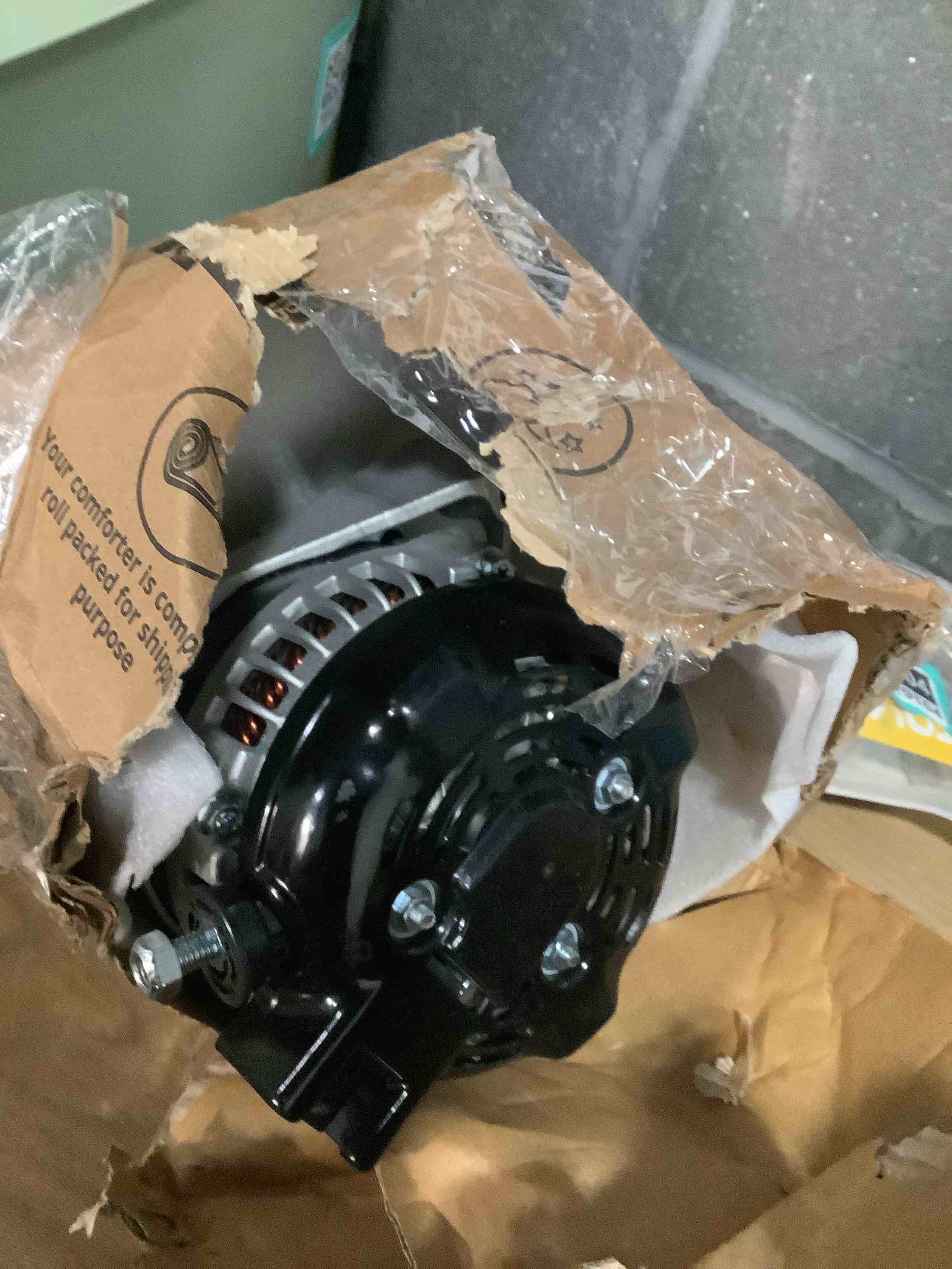 Condition photo showing As Is for 14007 High Output Alternator Replacement Alternator Fits for 2014-2019 for Chevrolet Silverado 1500 2018-2019 for GMC Savana 2500 3500 2014-2019 for GMC Sierra 1500 2015-2019 for GMC Yukon