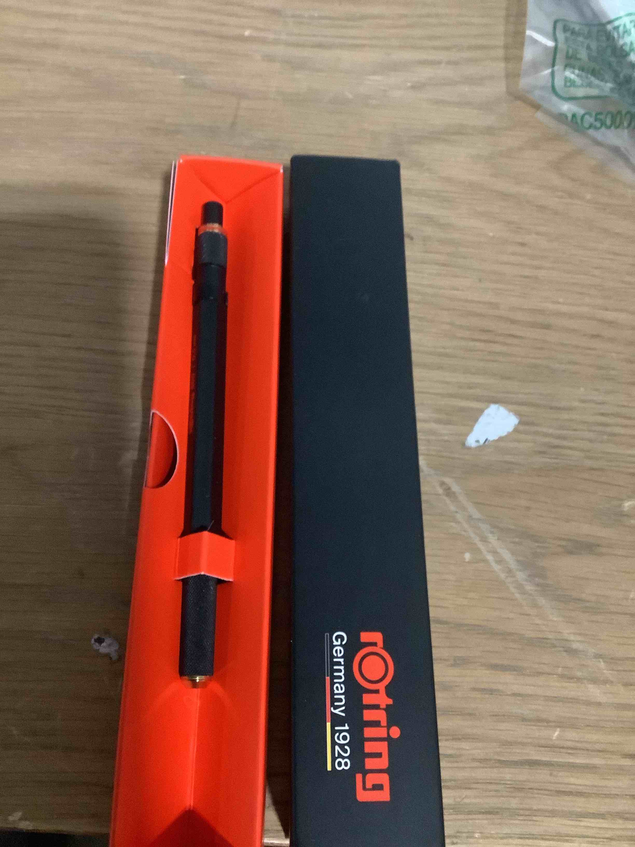 Condition photo showing Good Condition for rOtring 800 Retractable Metal Mechanical Pencil, 0.5mm, Black Barrel, Perfect for Drafting, Engineering, Architecture Professionals