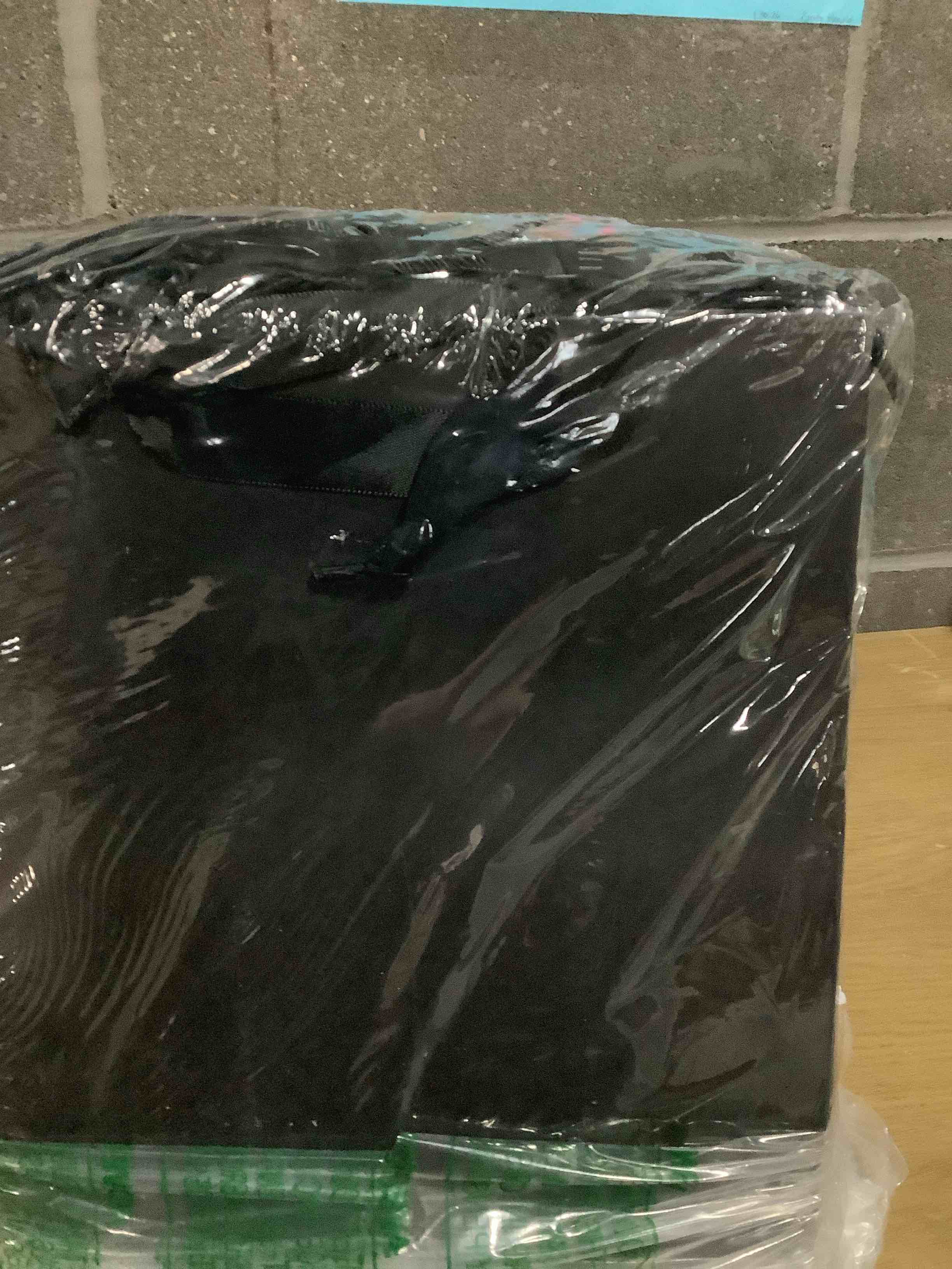 Condition photo showing Good Condition for PrimeSign 30pcs Medium Black Gift Bags, 8x5x10 Inch Kraft Paper Black Shopping Bags with Handles Bulk, Merchandise Retail Wrapping Bags for Business, Craft Grocery, Boutique, Party Favor, Wedding