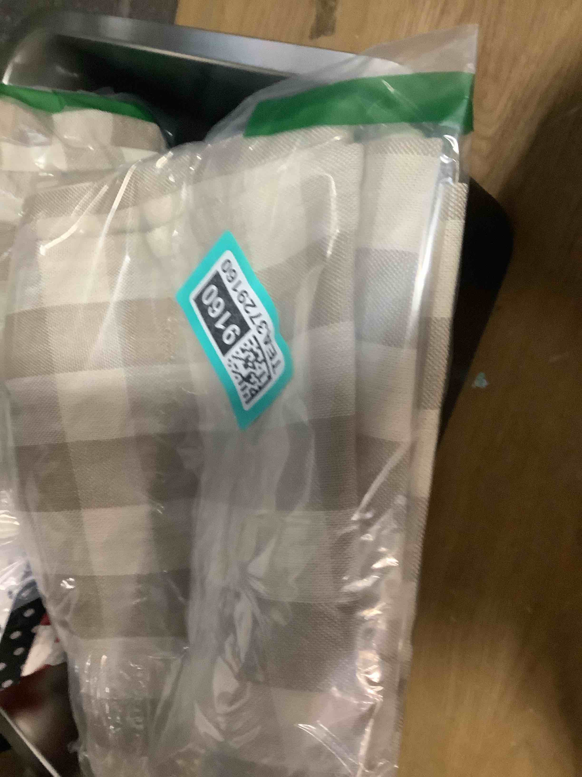 Condition photo showing New/Like New for Checkered Tablecloth Rectangle Washable Buffalo Plaid Table Cloth Cotton Linen Gingham Table Cover for Picnic Kitchen Dining Room, Beige and White, 55 * 70 Beige 55" x 70" (Rectangular)