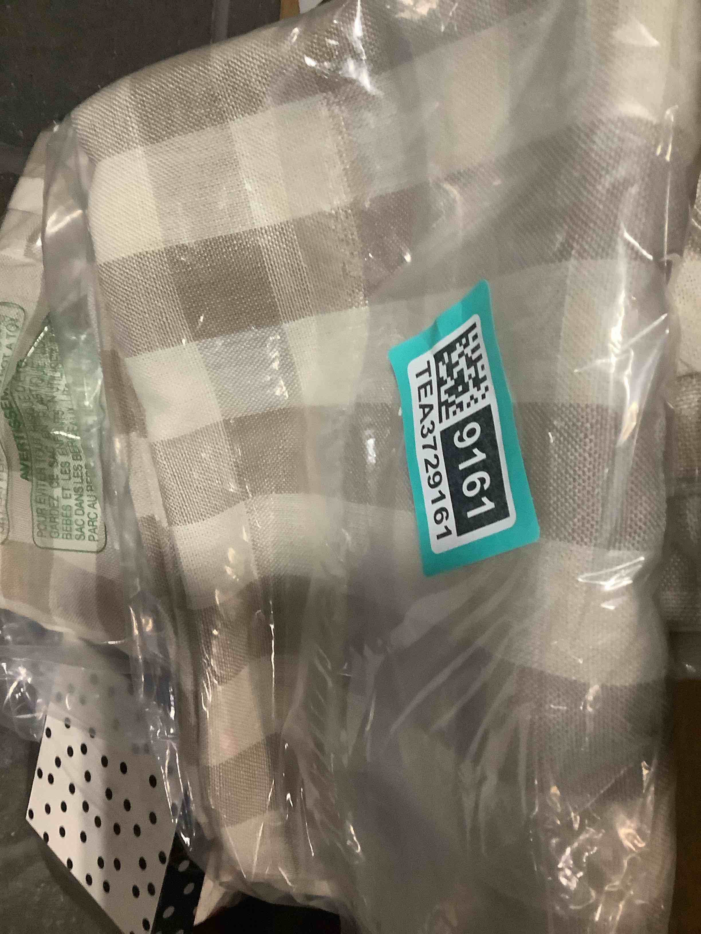 Condition photo showing New/Like New for Checkered Tablecloth Rectangle Washable Buffalo Plaid Table Cloth Cotton Linen Gingham Table Cover for Picnic Kitchen Dining Room, Beige and White, 55 * 70 Beige 55" x 70" (Rectangular)