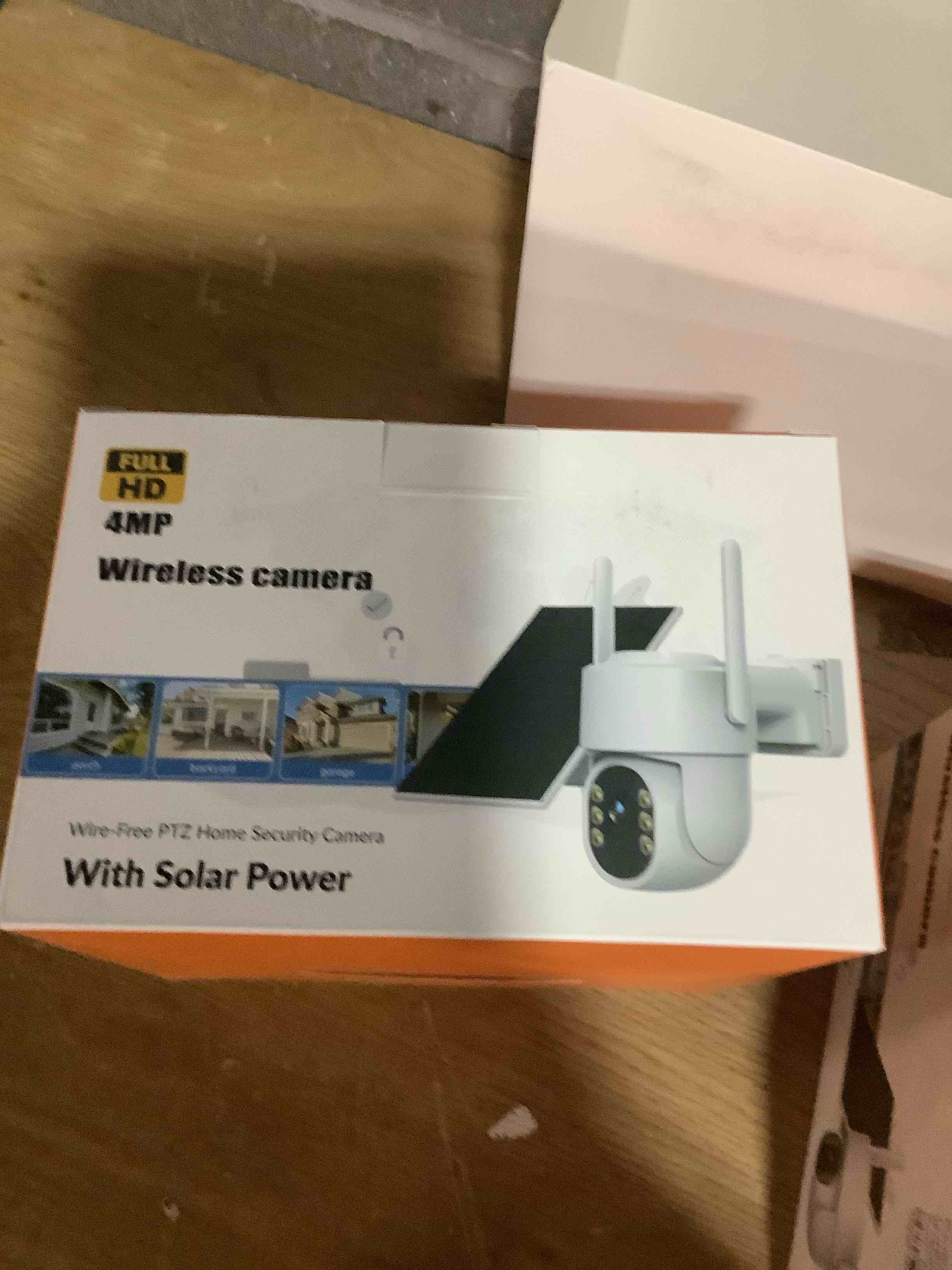 Condition photo showing Good Condition for Gianteye 5G&2.4GHz Security Cameras Wireless Outdoor, 2K Cameras for Home Security, Solar & Battery Powered Security Camera Outdoor, Color Night Vision, PZT Human Detection,