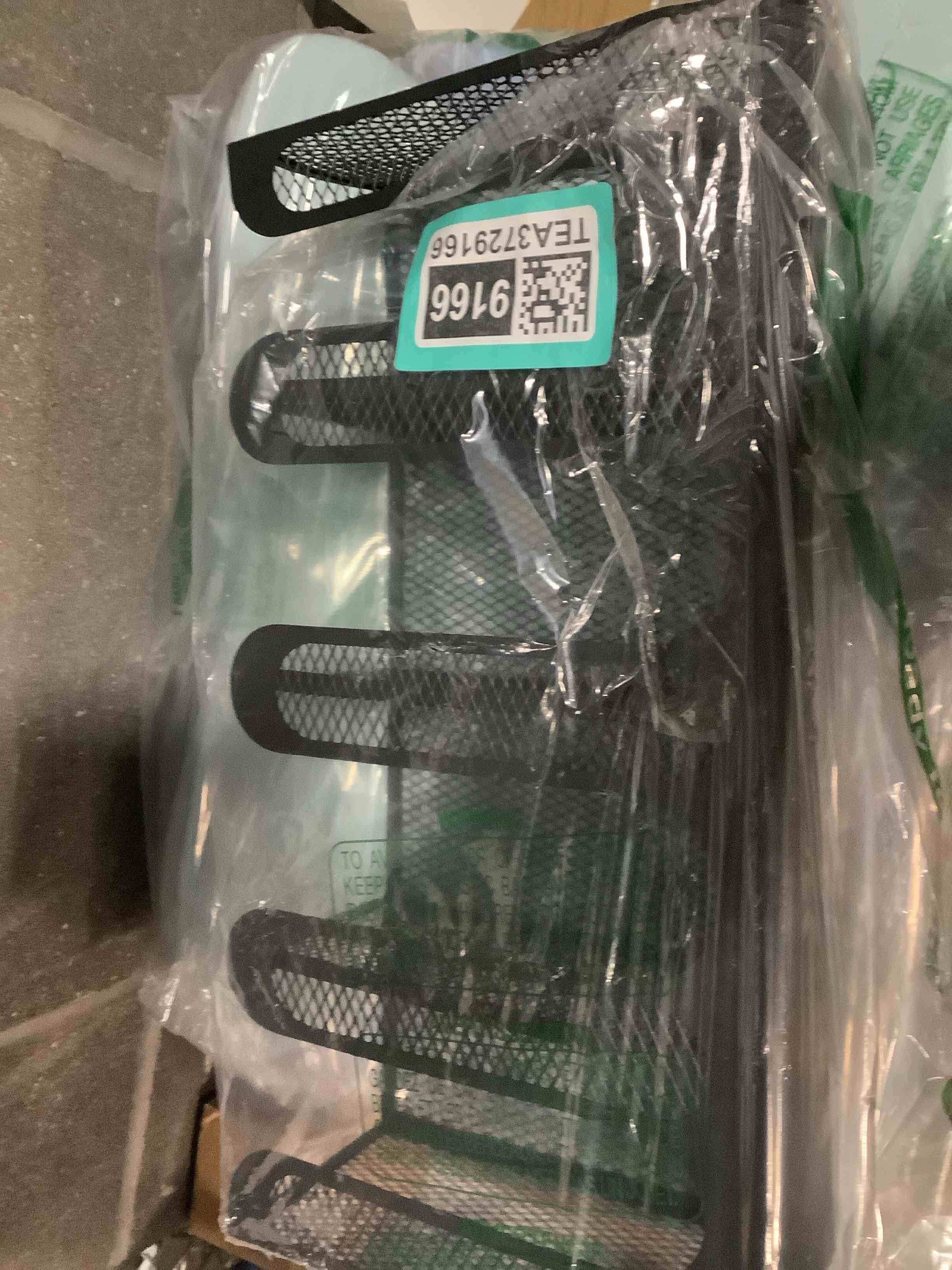 Condition photo showing Good Condition for Maxcheck Metal Mesh Cup and Lid Holder Coffee Paper Cup Dispenser Lid Holder Storage Organizer Countertop or Wall Mount for Coffee Bar, Kitchen, Breakroom (4 Compartments)