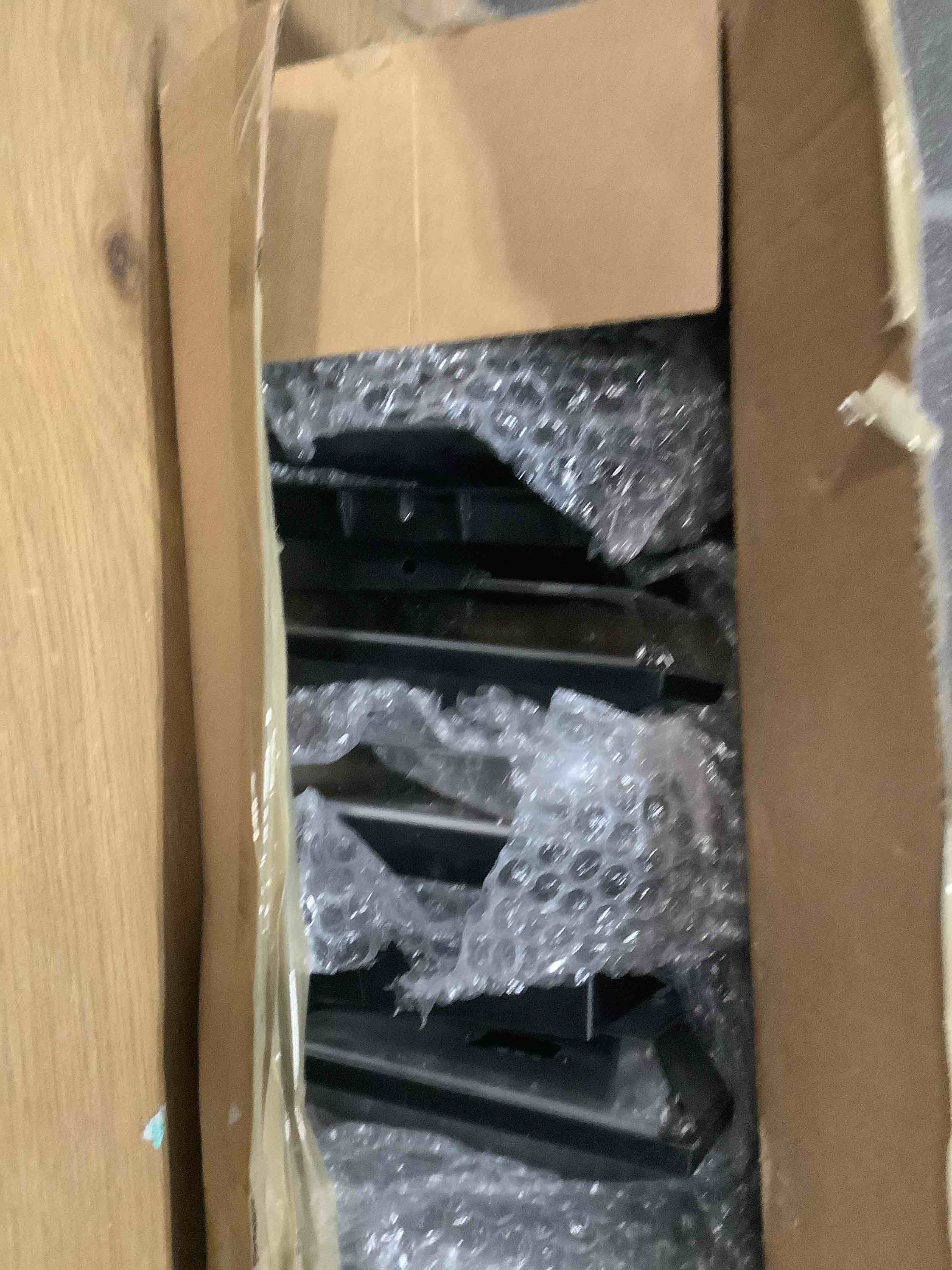 Condition photo showing Good Condition for T-SUN Solar Post Cap Lights Outdoor 6 Pack, 2 Modes LED Fence Post Solar Lights Fit for 4x4 5x5 6x6 Vinyl/Wooden Posts, Waterproof Deck Post Lights Solar Powered for Garden Patio Gate Porch 6 Pack Black-Warm & Cool White