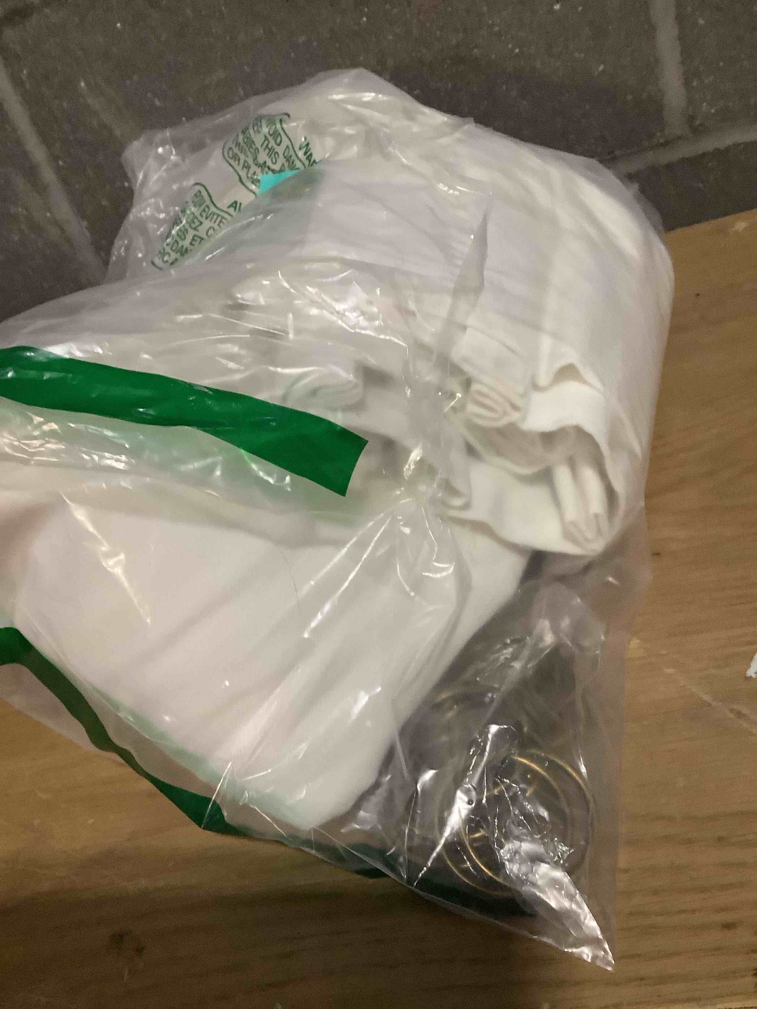 Condition photo showing Good Condition for Pinch Pleated Linen 108 Inch Curtains 70 Inch Width for Living Room Divider Light Filtering Semi Sheer Ivory Extra Wide Patio Curtains for Sliding Door Balcony Floor to Ceiling Picture Window 70x108 Off White 70"W x 108"L (Pack of 1)