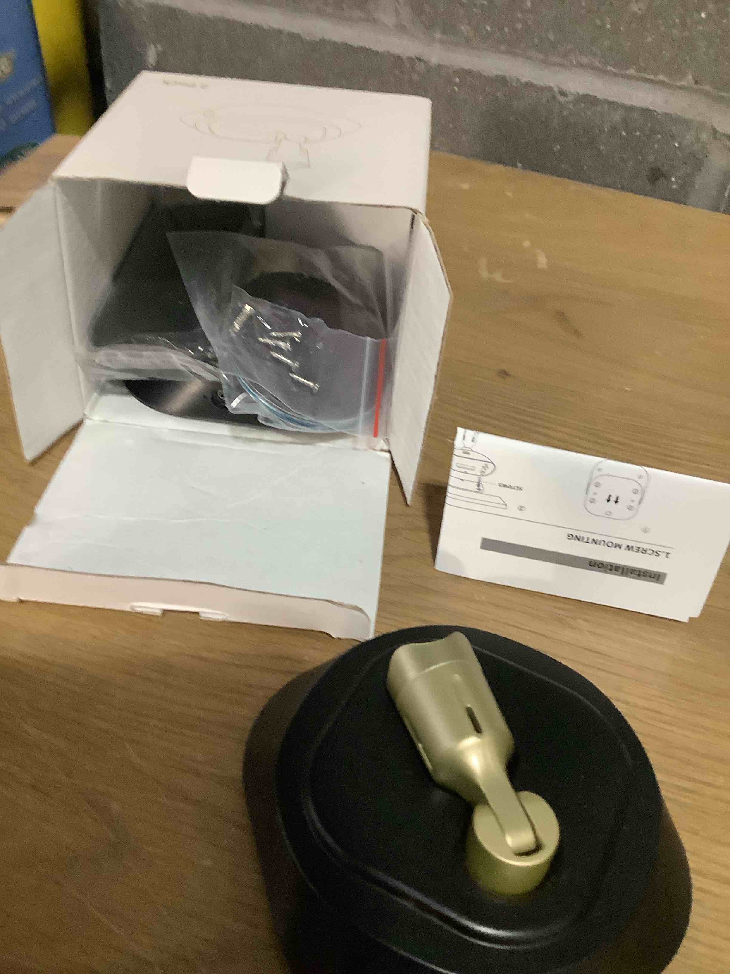 Condition photo showing Good Condition for LEASTYLE LED Wireless Spotlights with Remote,RGBW Rechargeable Up Lights Indoor,16 Color Changing Battery Operated Light with Timer Dimmable Accent Light for Grow Parties,Black+Gold,2 Pack RGB Black+Gold