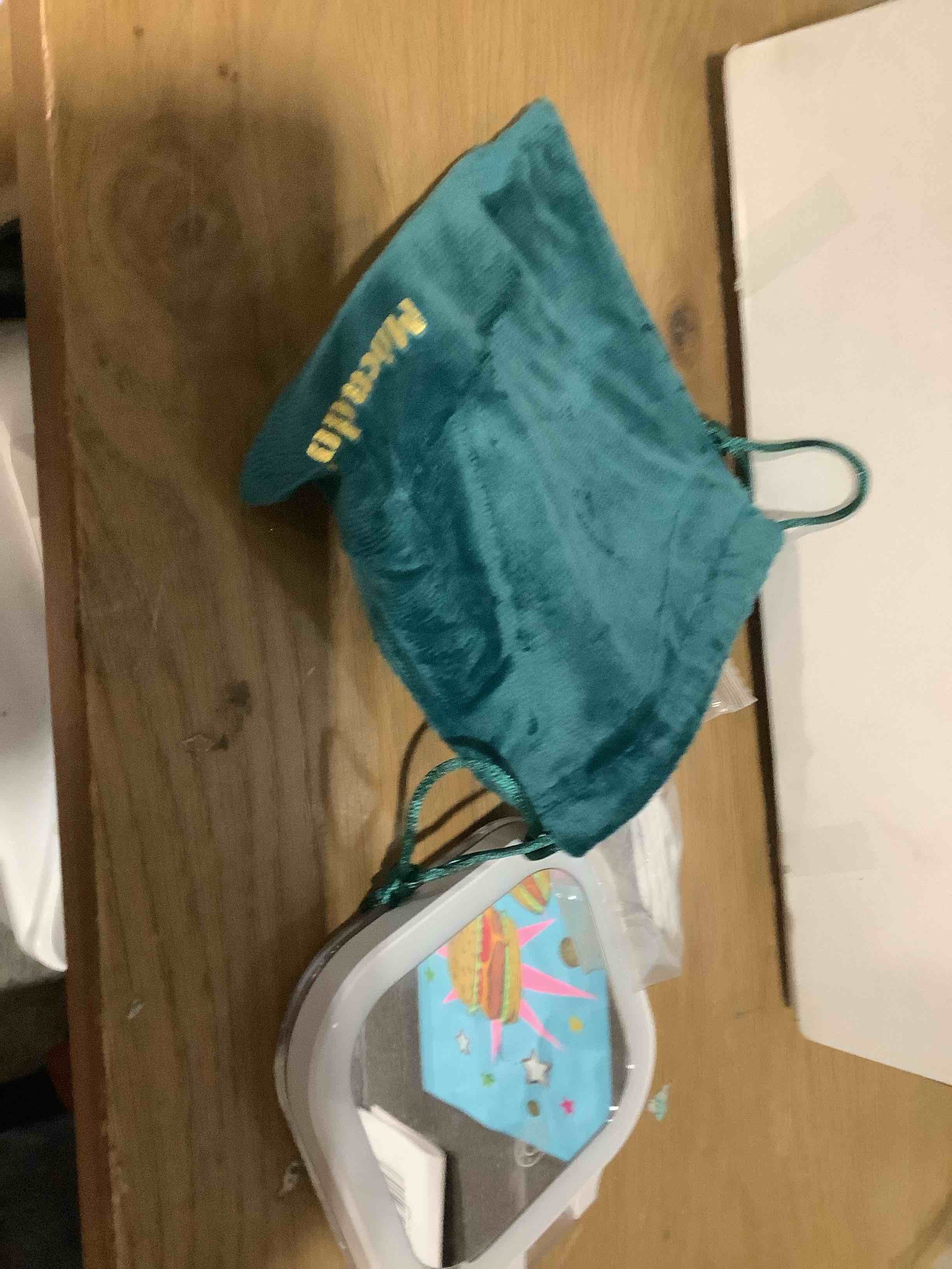 Condition photo showing Good Condition for Mocado Compact Travel Makeup Mirror, 1X/30X Magnifying Mirror with Light, Double Sides Compact Mirror with 3 Color Light, Dimmable Handheld Mirror, Rechargeable Travel for Purse,Pocket(White) C-30x Magnifying-white