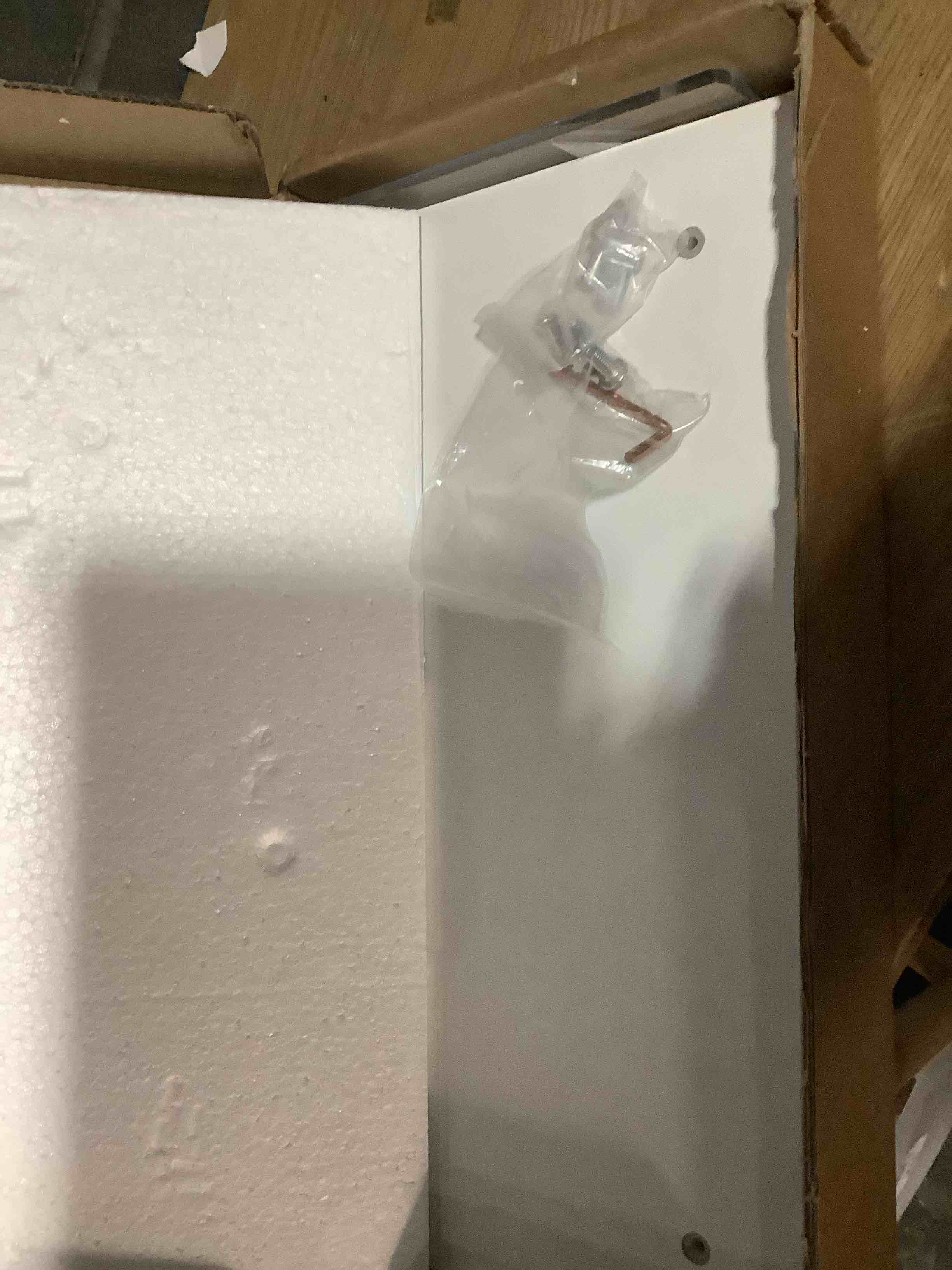 Condition photo showing Good Condition for Anti-slip Monitor Stand Riser 2.16/3.34 Inch 2 Height Adjustments Clear Acrylic Stand with Clear Anti-slip Mat, Desk Accessories Screen/PC/Printer/Laptop/Mirror Riser 7.8 x 15.7 Inch (White)