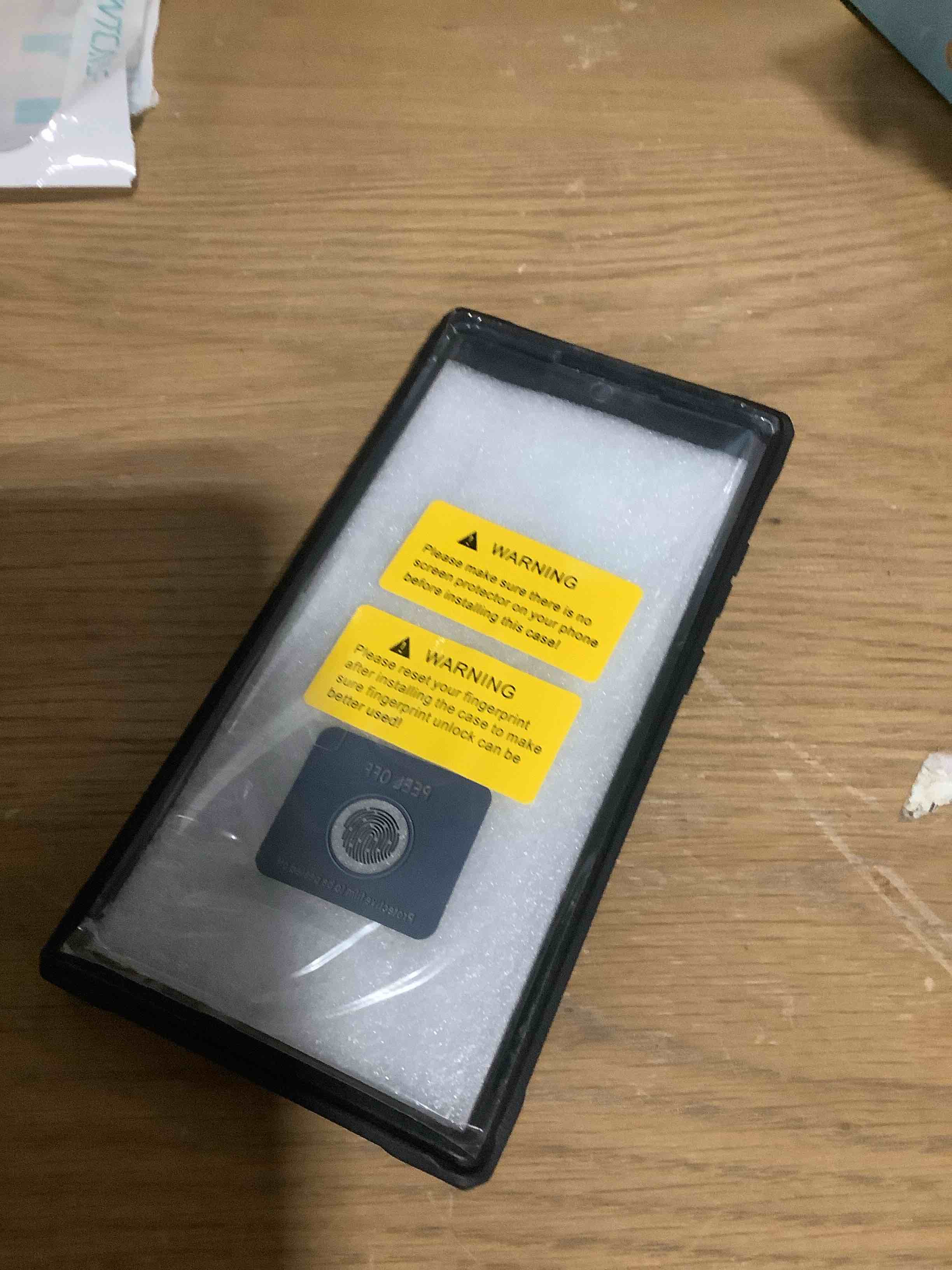 Condition photo showing New/Like New for FNTCASE for Samsung Galaxy S22 Ultra Case: Built-in Screen Protector & Kickstand Full-Body Dual Layer Rugged Military Grade Shockproof Protection Heavy Duty Protective Phone Cover 5G-Black Black for galaxy s22 ultra