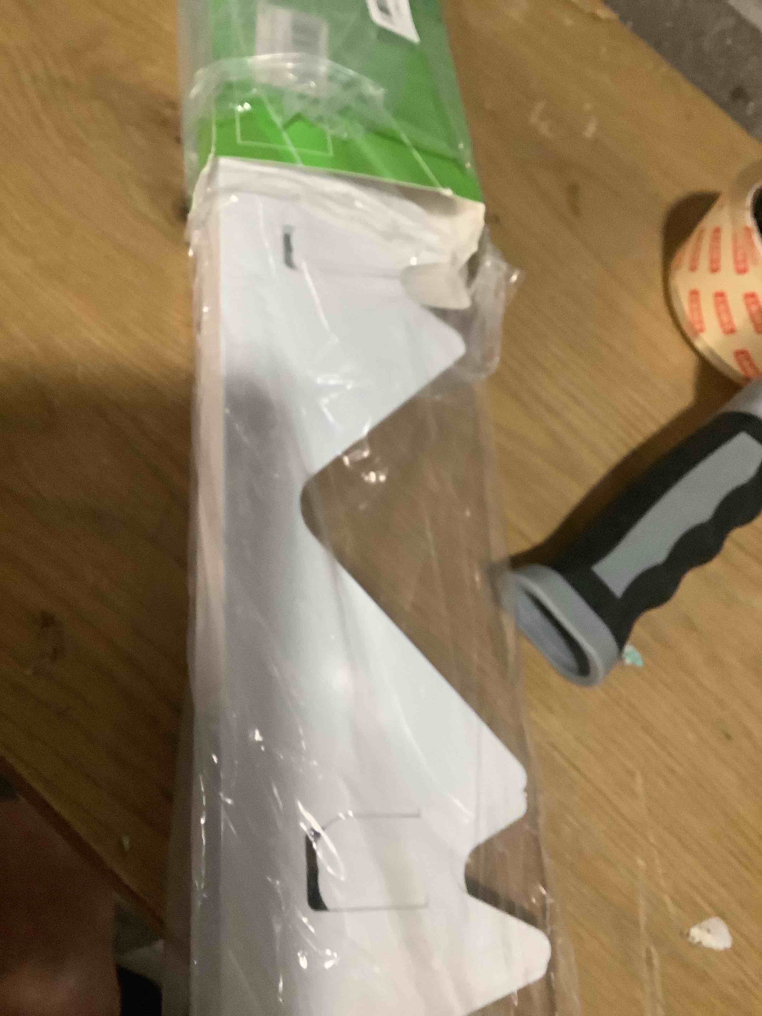 Condition photo showing Good Condition for Stove Gap Covers Stainless Steel, 2 Pack Stove Gap Filler Easy Retractable Length 13.8" to 27.5", Width 0.79" ALMCALS Stove Gap Guards Range Trim Kit, Heat Resistant Guard Between Stove Top & Counter White