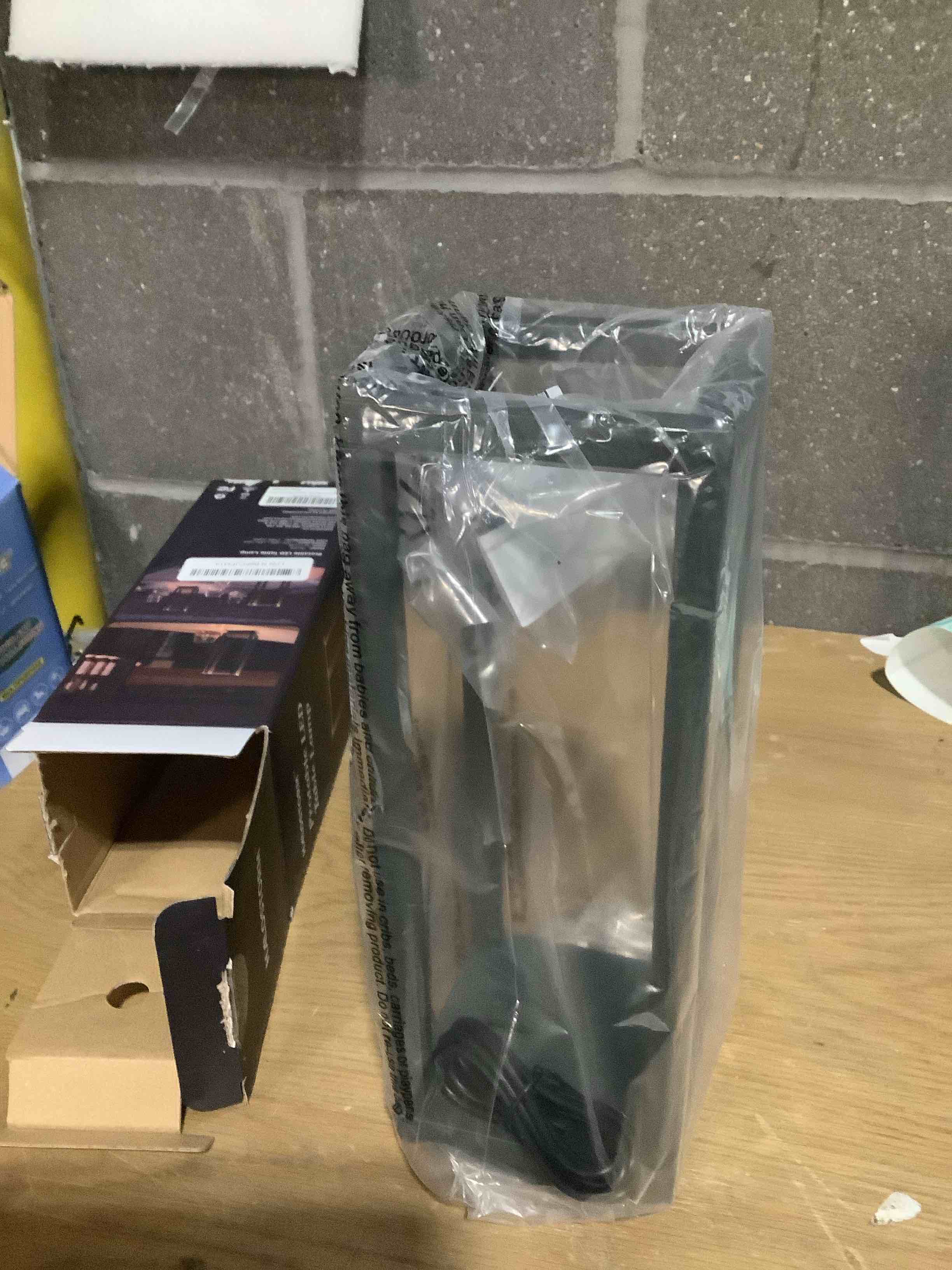 Condition photo showing Good Condition for Cordless Table Lamp Rechargeable, IP55 Waterproof, 60h Runtime Protable Outdoor Table Lamps, 3 Color Stepless Dimming Battery Powered Table Lamp for Dinner/Restaurant/Bedroom/Cafe 1 Moden