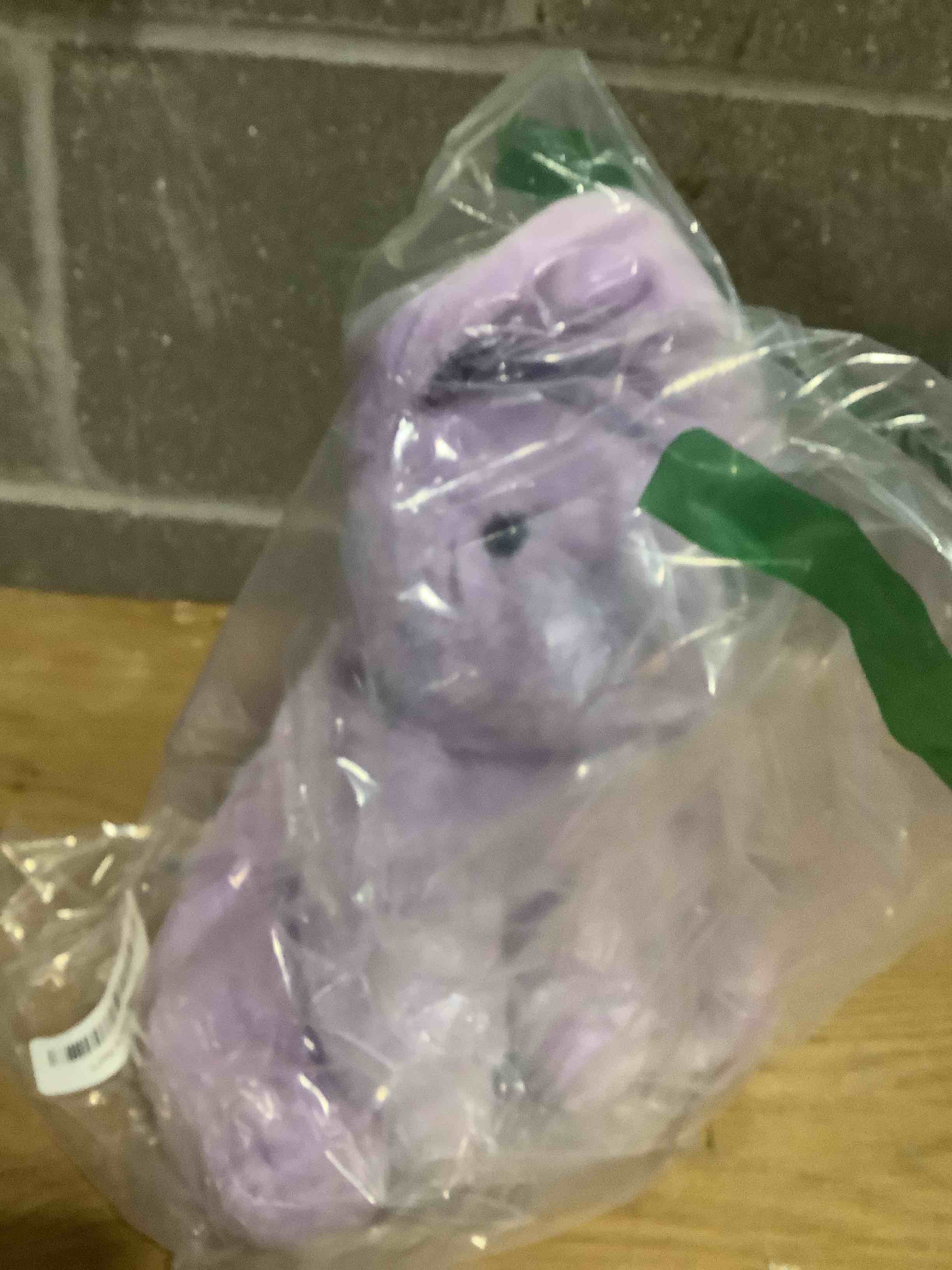 Condition photo showing New/Like New for Apricot Lamb Toys Plush Purple Bunny Rabbit Stuffed Animal with Fluffy Soft Ears (Purple Bunny, 8 Inches) Small-8" Purple