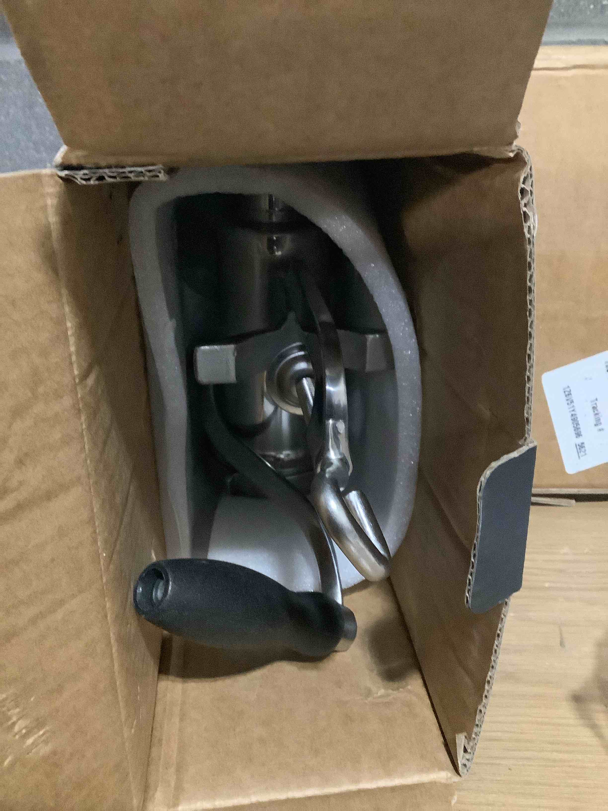 Condition photo showing Good Condition for Huanyu Manual Meat Grinder-Heavy Duty Stainless Steel Hand Crank Meat Grinding Machine for Sausage, Meat, Biscuit-Dishwasher Safe, Multifunctional-for Home&Outdoor with Chicken, Beef, Small Bone(NO12)