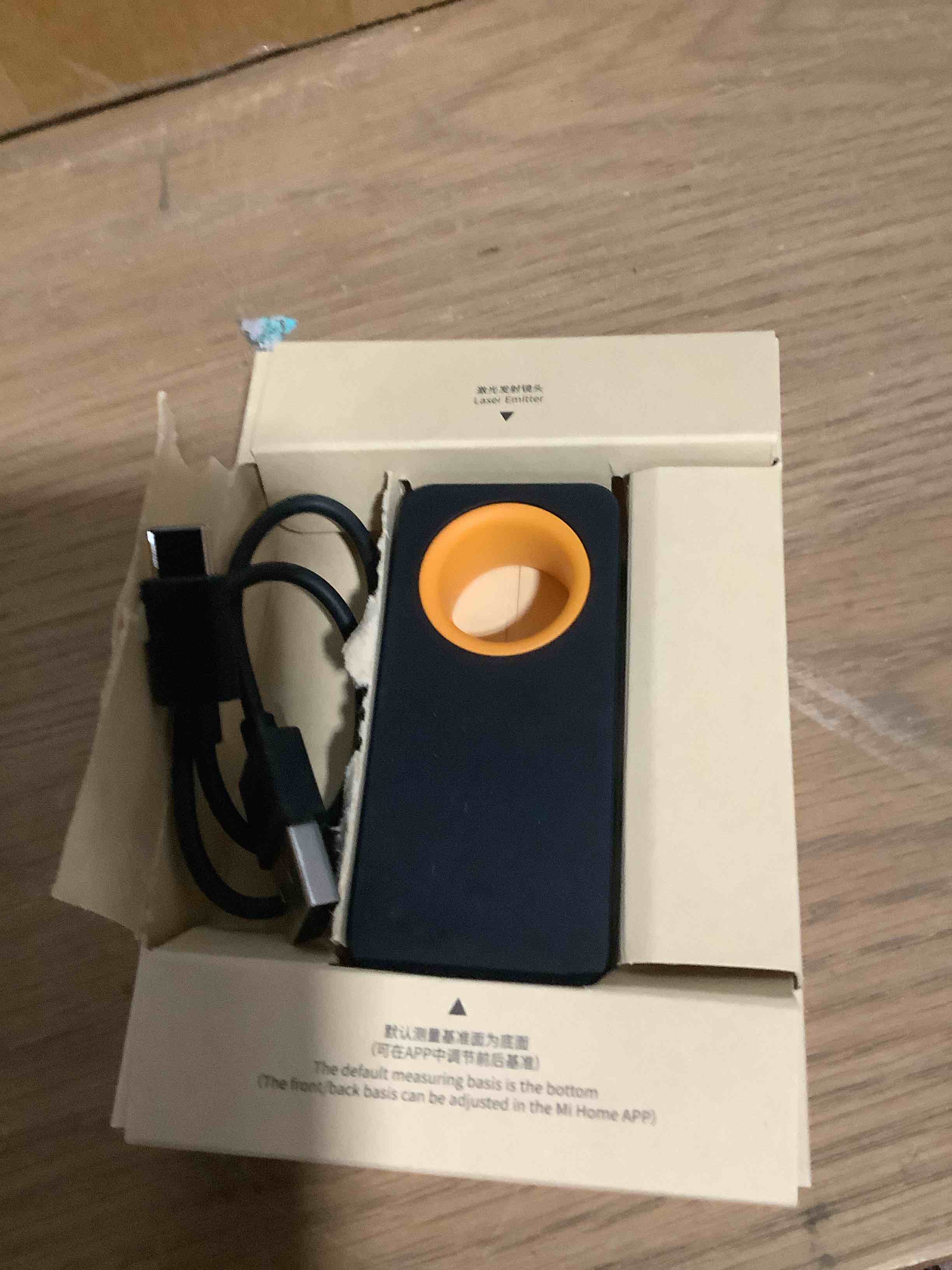 Condition photo showing Good Condition for HOTO Laser Measuring Tool, Pocket-Size 98Ft Digital Laser Tape Measure ±2mm Accuracy, USB-C Rechargeable, OLED Display, Ft/M/in Unit Conversion, Real-time Data Sync, Cool Gadgets for Men & Home Use