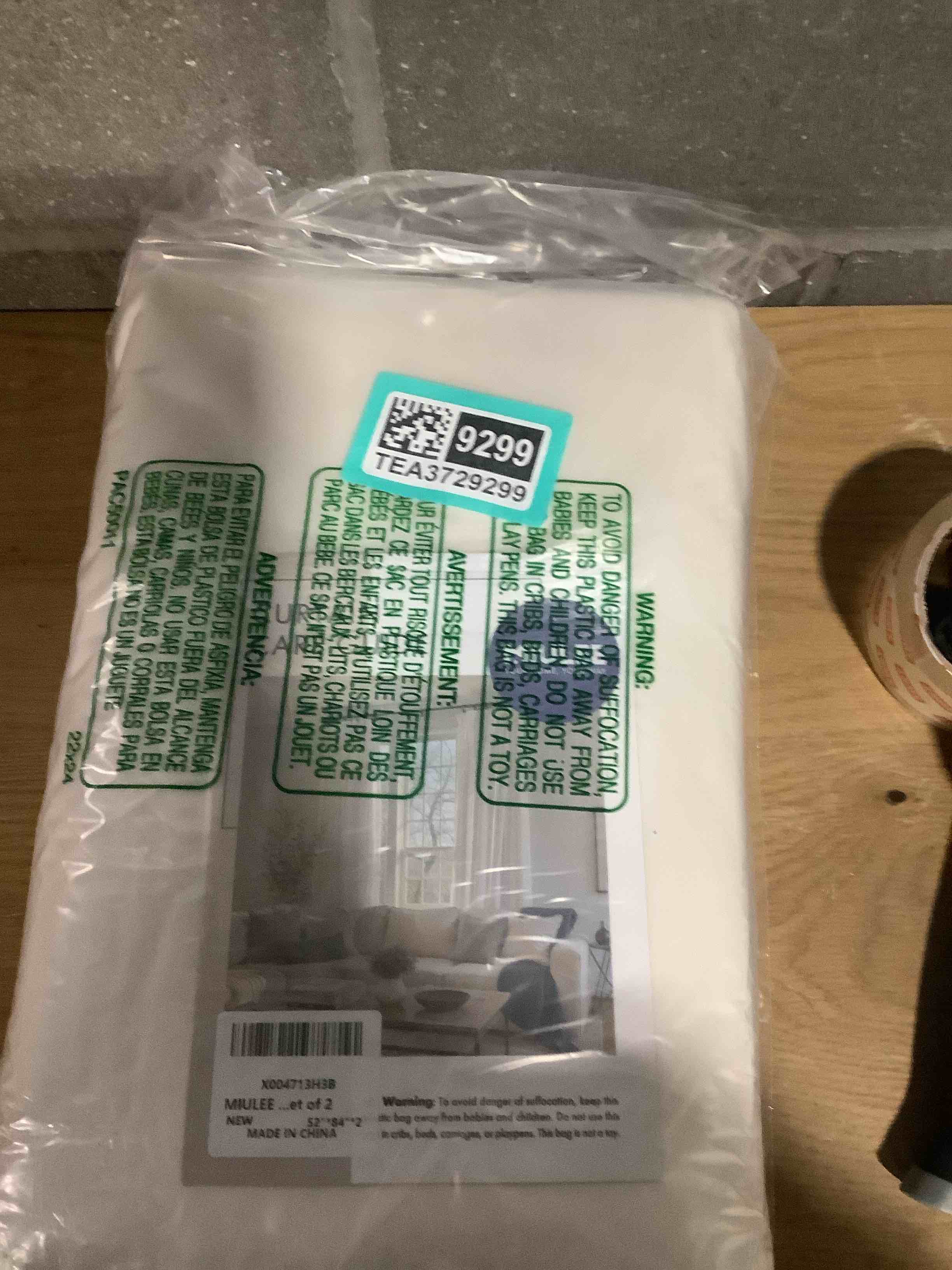 Condition photo showing Good Condition for MIULEE Velvet Curtains Ivory Elegant Grommet Curtains Thermal Insulated Soundproof Room Darkening Drapes for Classical Living Room Bedroom Decor 52 x 84 Inch Set of 2 Ivory 52"W x 84"L (Pack of 2)