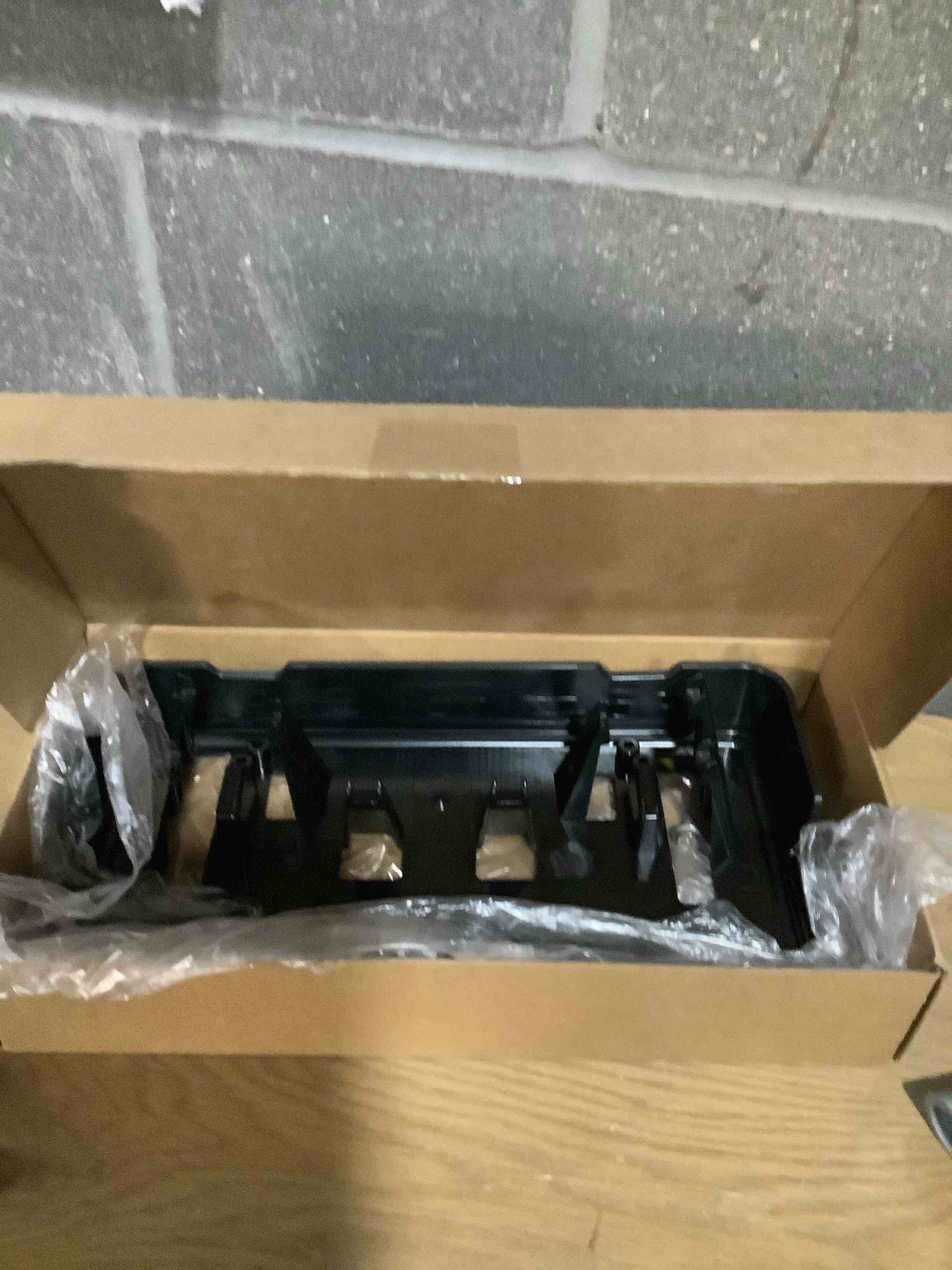 Condition photo showing Good Condition for Front License Plate Frame for 2021 2022 2023 Ford F150 2.7L 3.0L 3.5L NO Drill Front Bumper License Plate Holder Mounting Bracket Replacement ML3Z-17A385-BB F-150 Accessories for 21-23 F150 (2.7L 3.0L 3.5L)